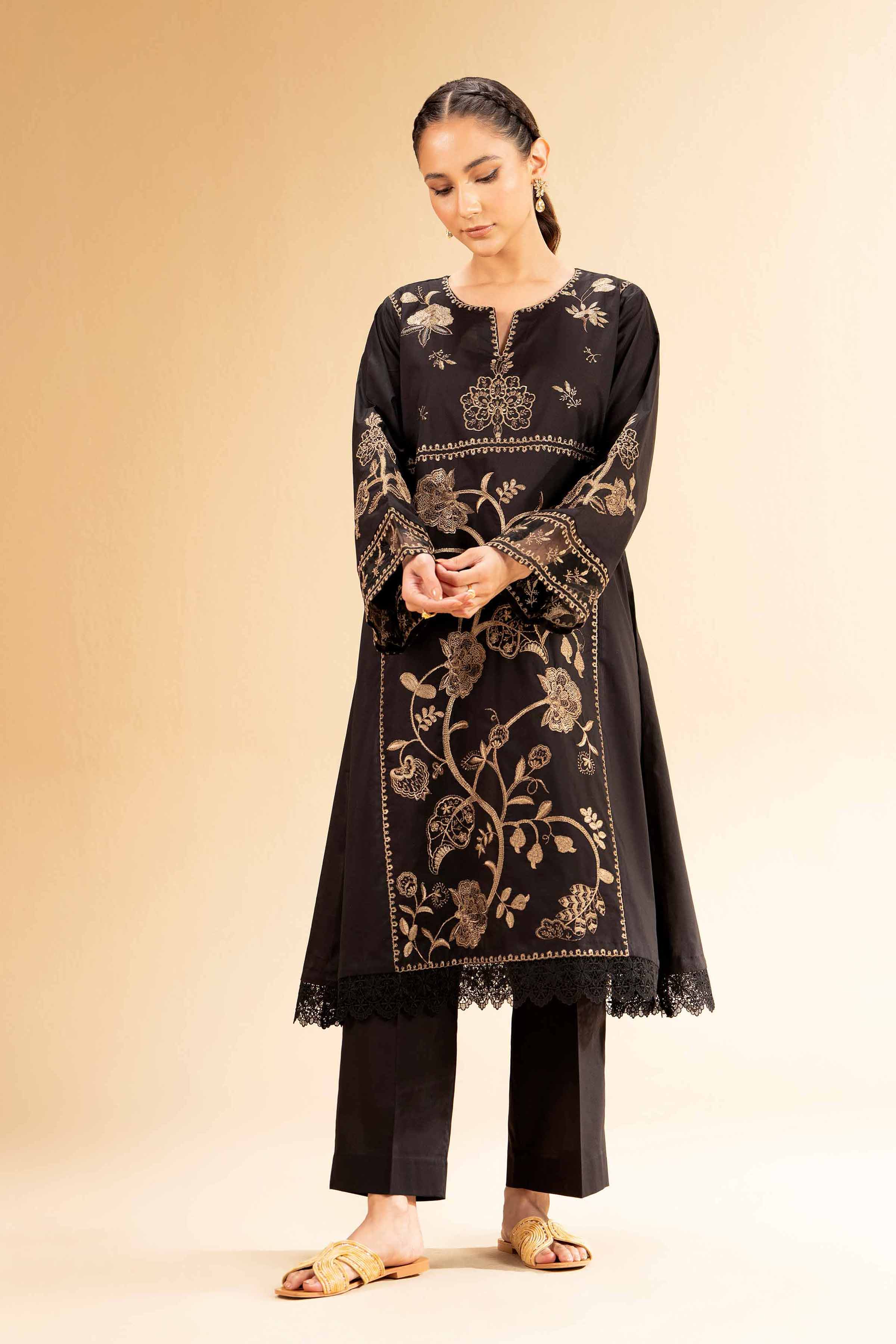 2 Piece - Dyed Embroidered Suit - 42501256 for Women - Unstitched Collection | Nishat | Shop Online