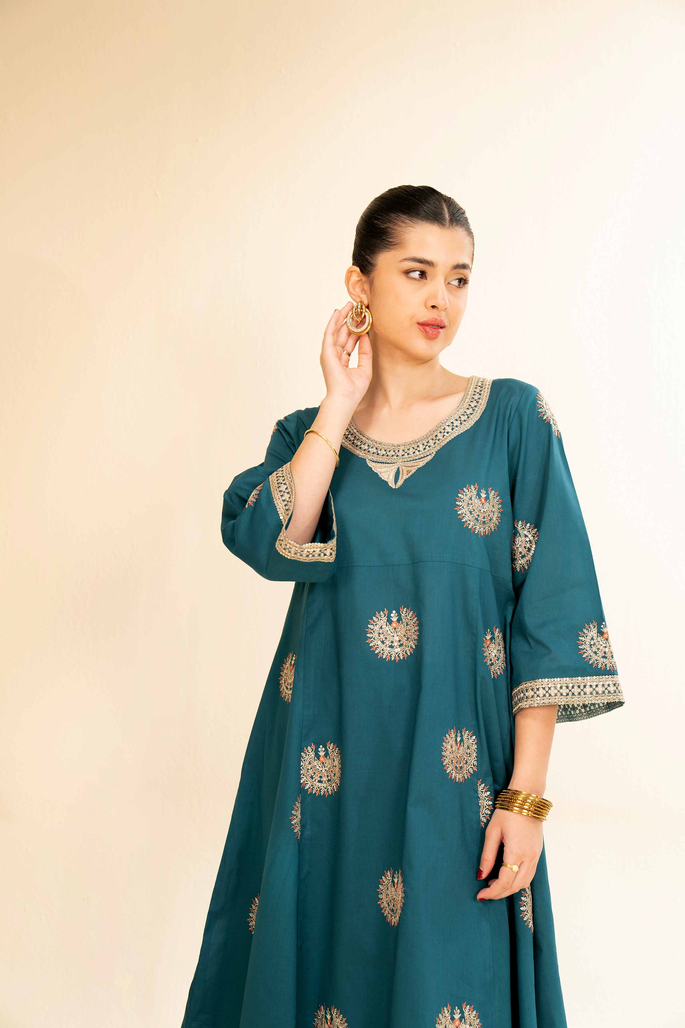 2 Piece - Dyed Embroidered Suit - 42501257 for Women - Unstitched Collection | Nishat | Shop Online