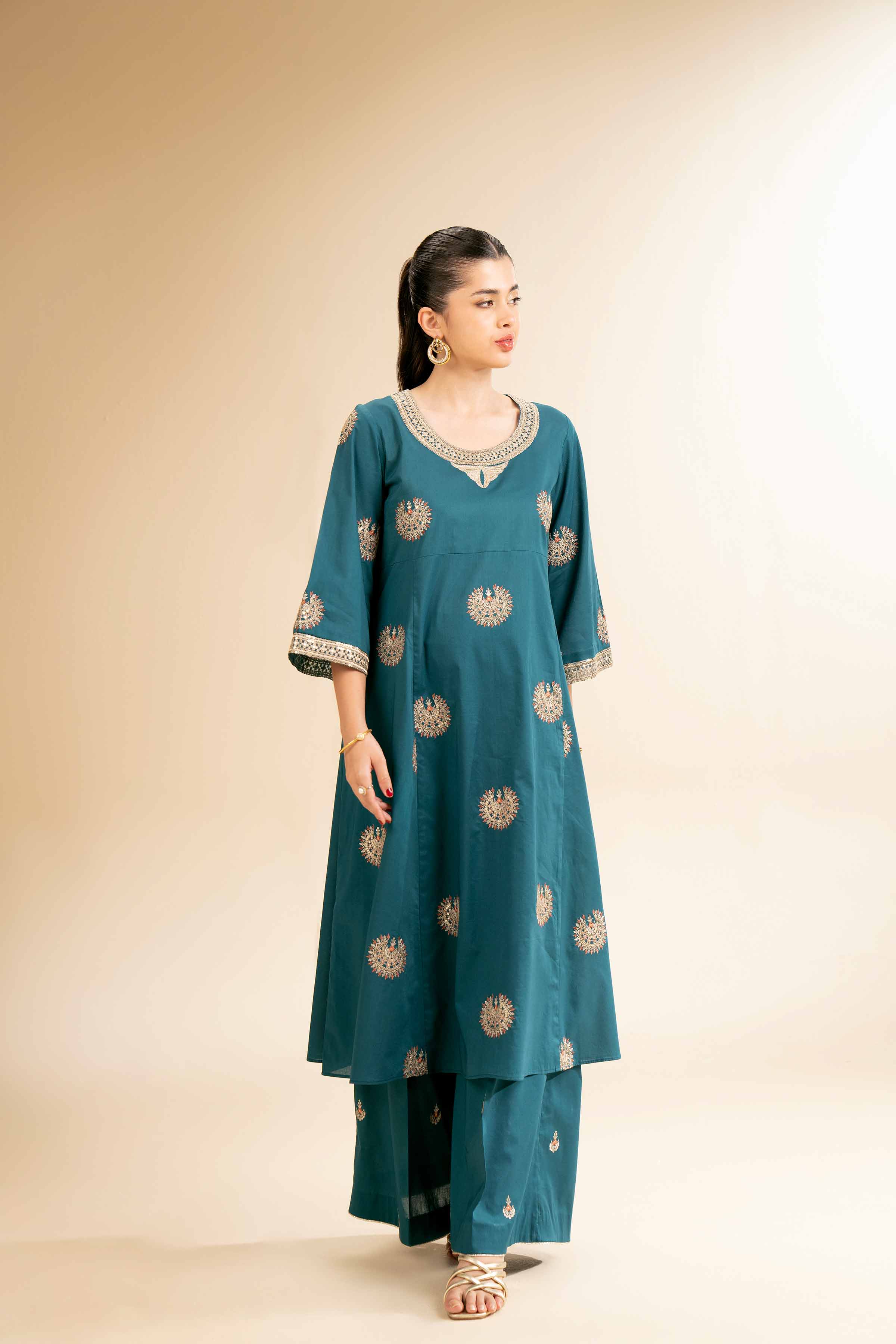 2 Piece - Dyed Embroidered Suit - 42501257 for Women - Unstitched Collection | Nishat | Shop Online