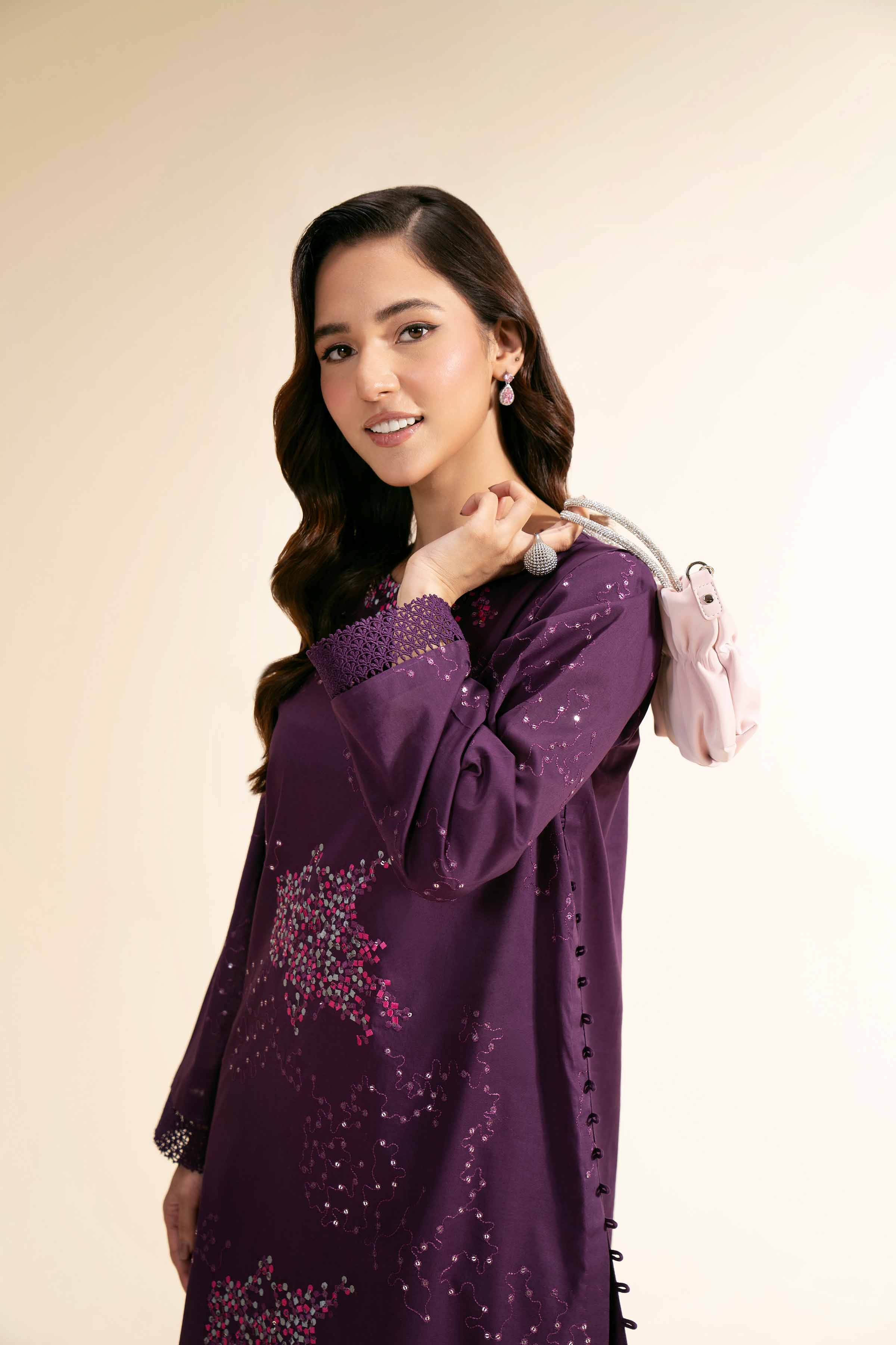 2 Piece - Dyed Embroidered Suit - 42501258 for Women - Unstitched Collection | Nishat | Shop Online