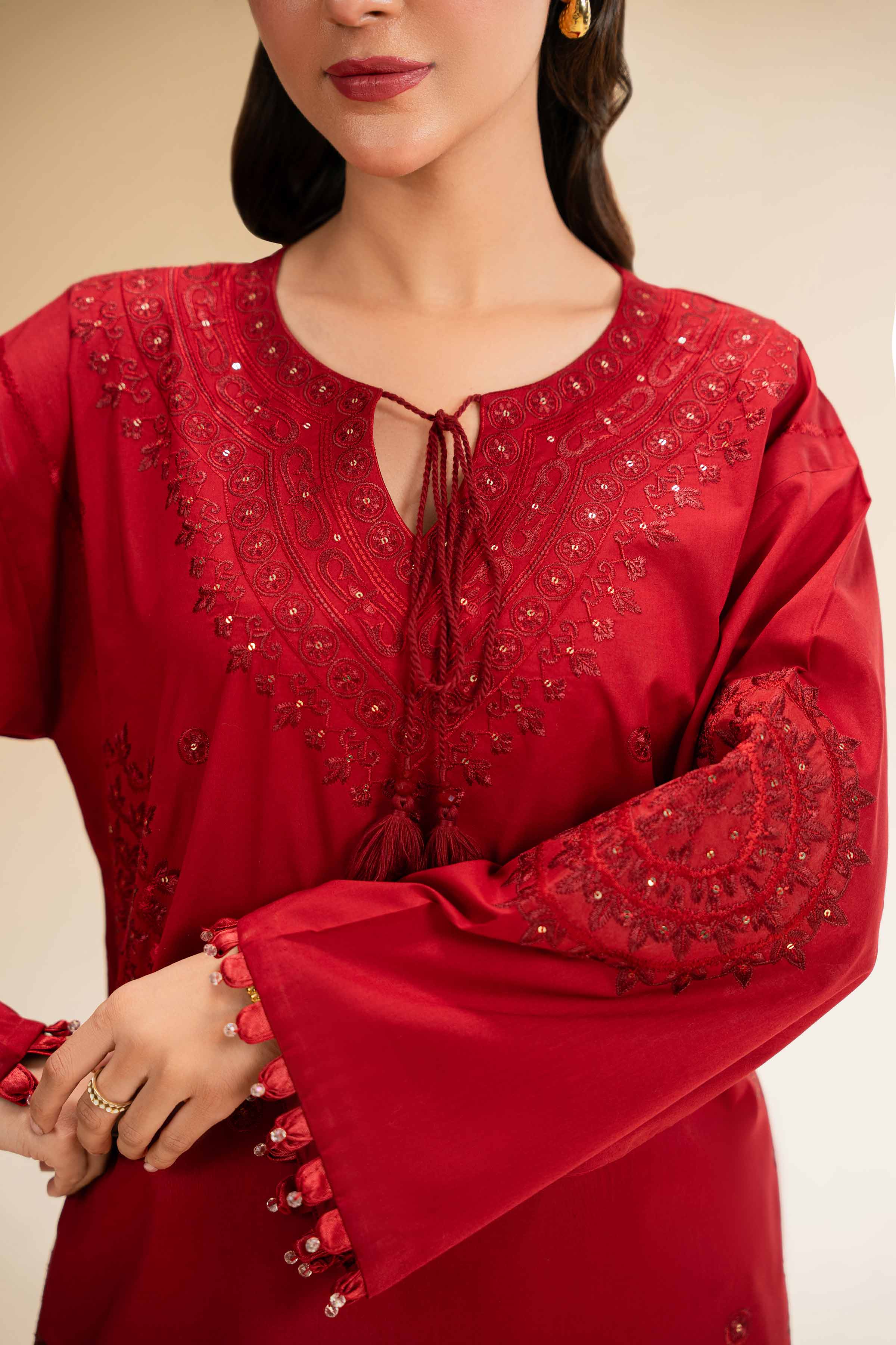 2 Piece - Dyed Embroidered Suit - 42501259 for Women - Unstitched Collection | Nishat | Shop Online