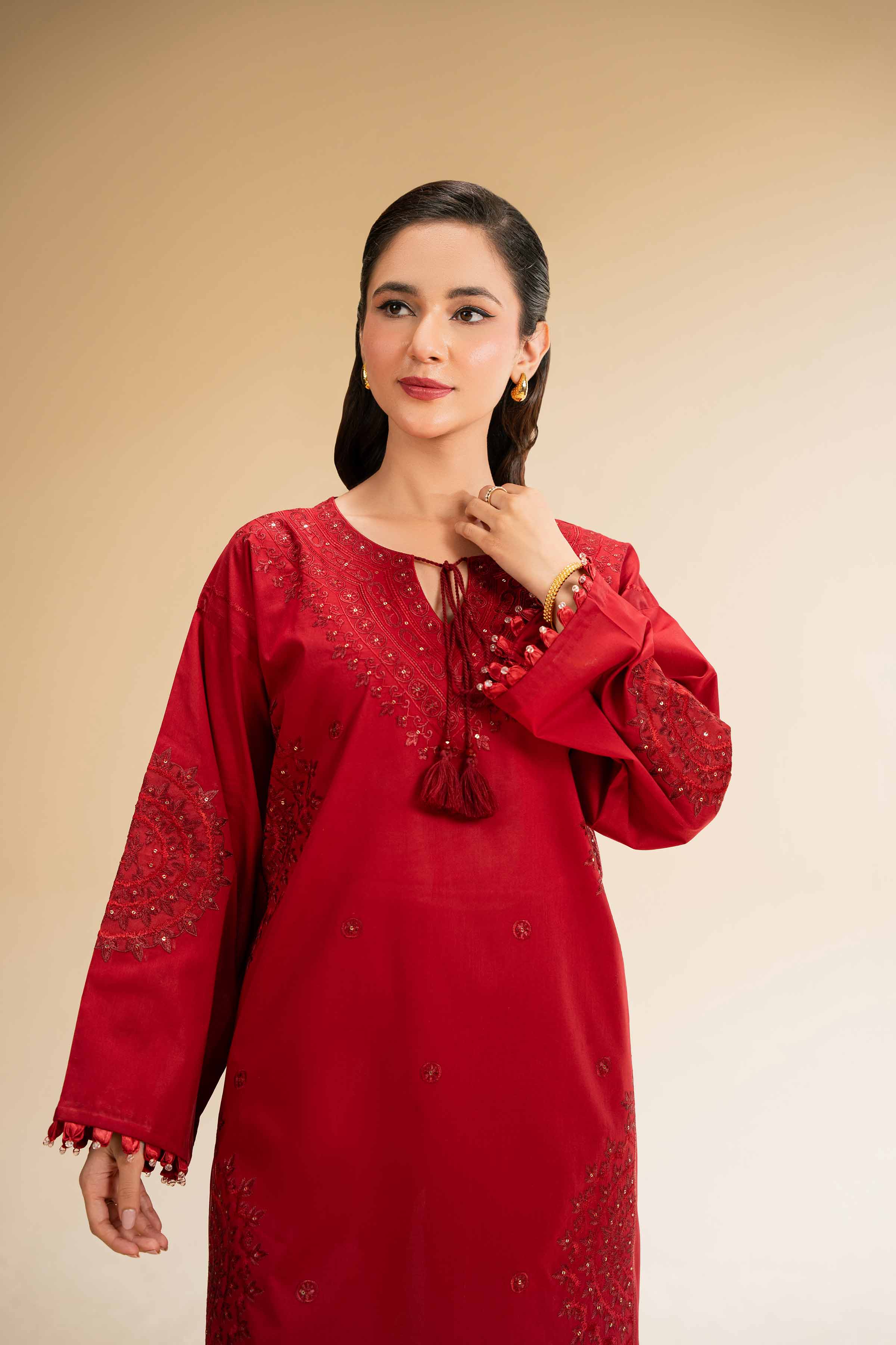 2 Piece - Dyed Embroidered Suit - 42501259 for Women - Unstitched Collection | Nishat | Shop Online