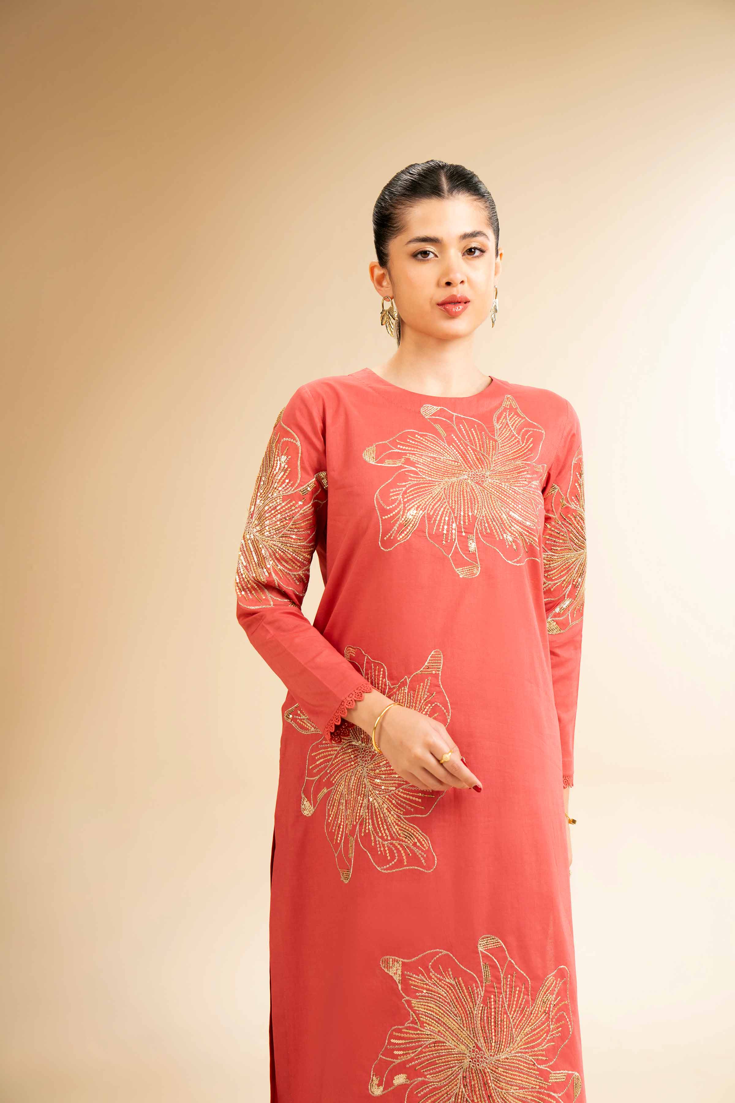 2 Piece - Dyed Embroidered Suit - 42501261 for Women - Unstitched Collection | Nishat | Shop Online