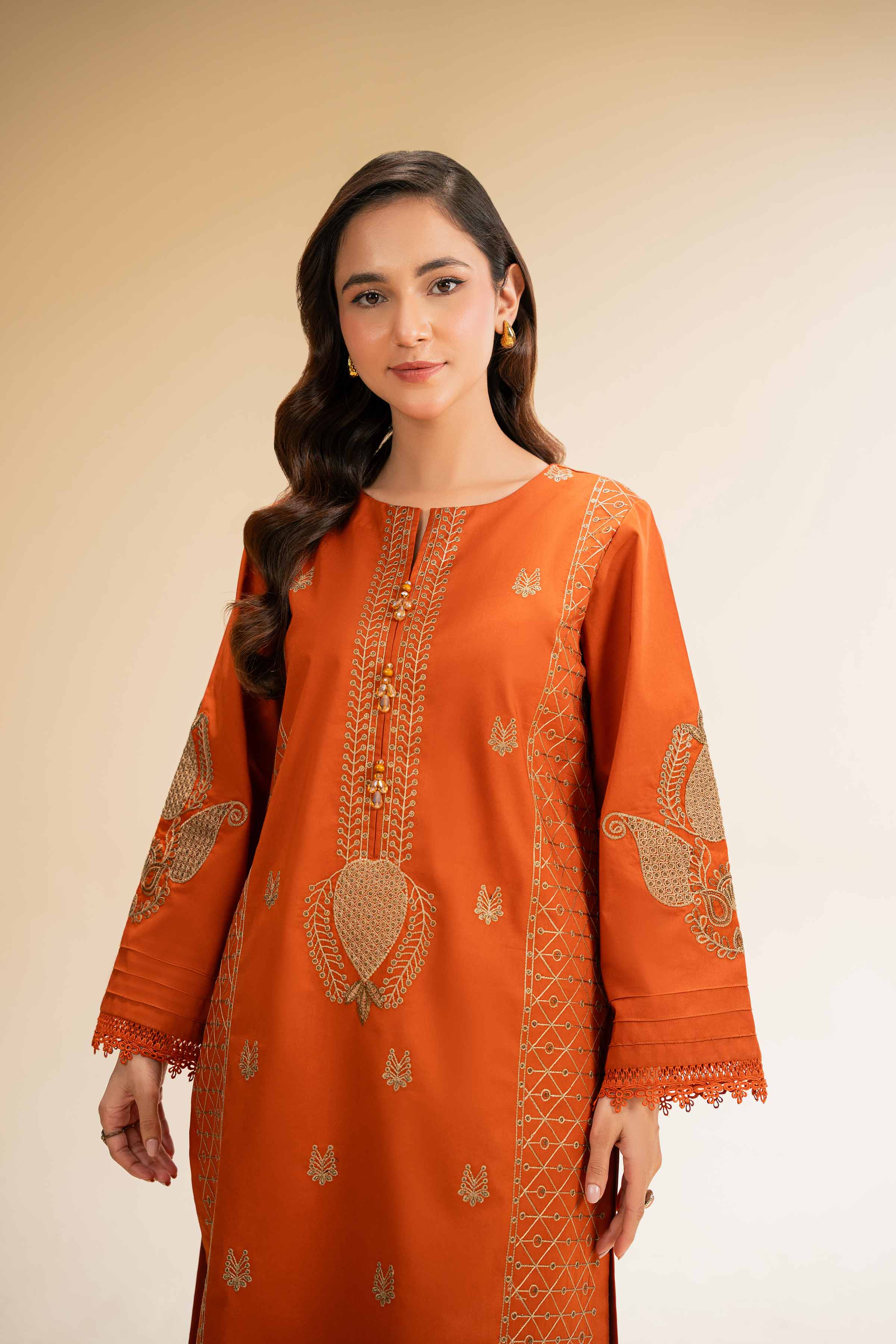 2 Piece - Dyed Embroidered Suit - 42501262 for Women - Unstitched Collection | Nishat | Shop Online