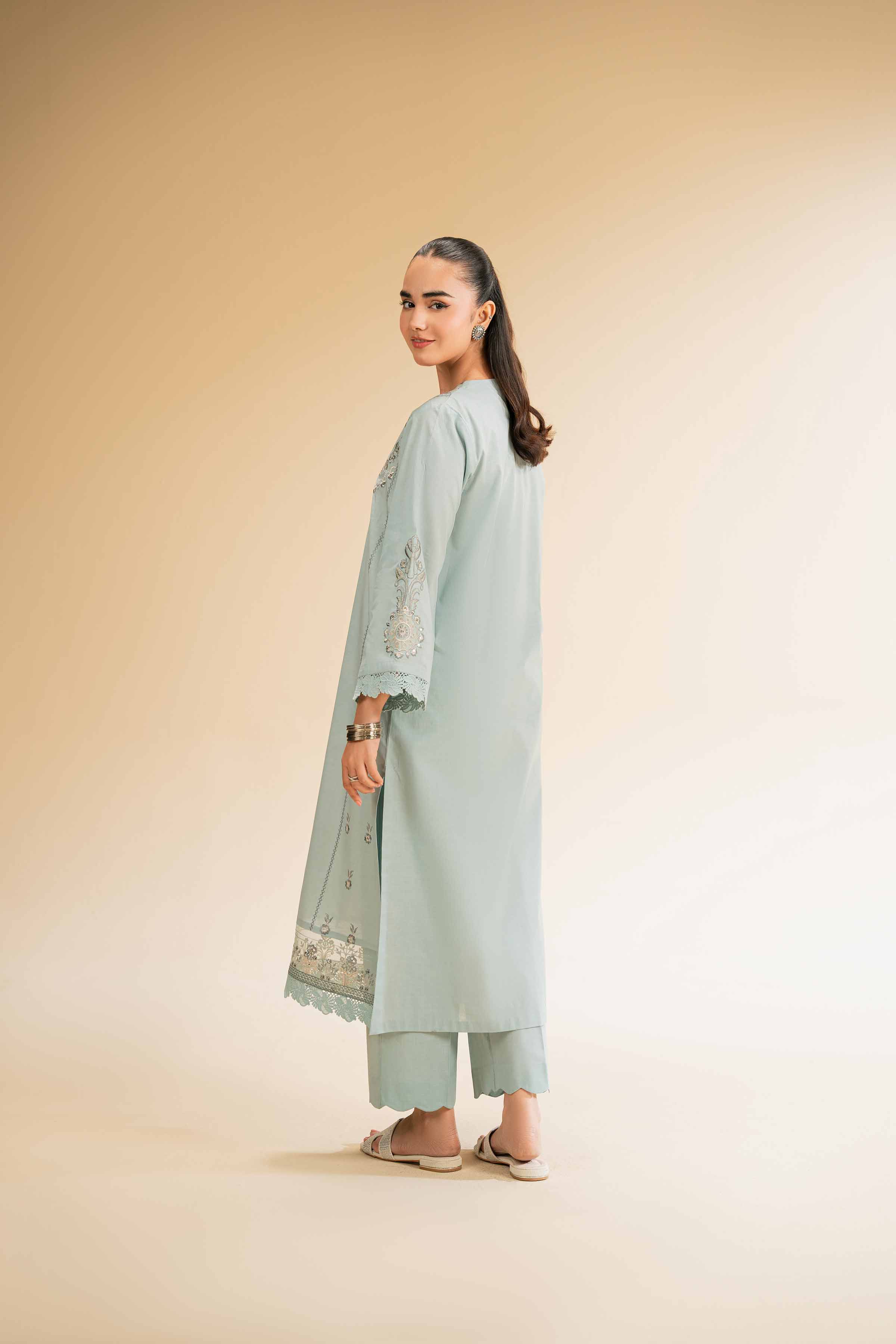 2 Piece - Dyed Embroidered Suit - 42501263 for Women - Unstitched Collection | Nishat | Shop Online