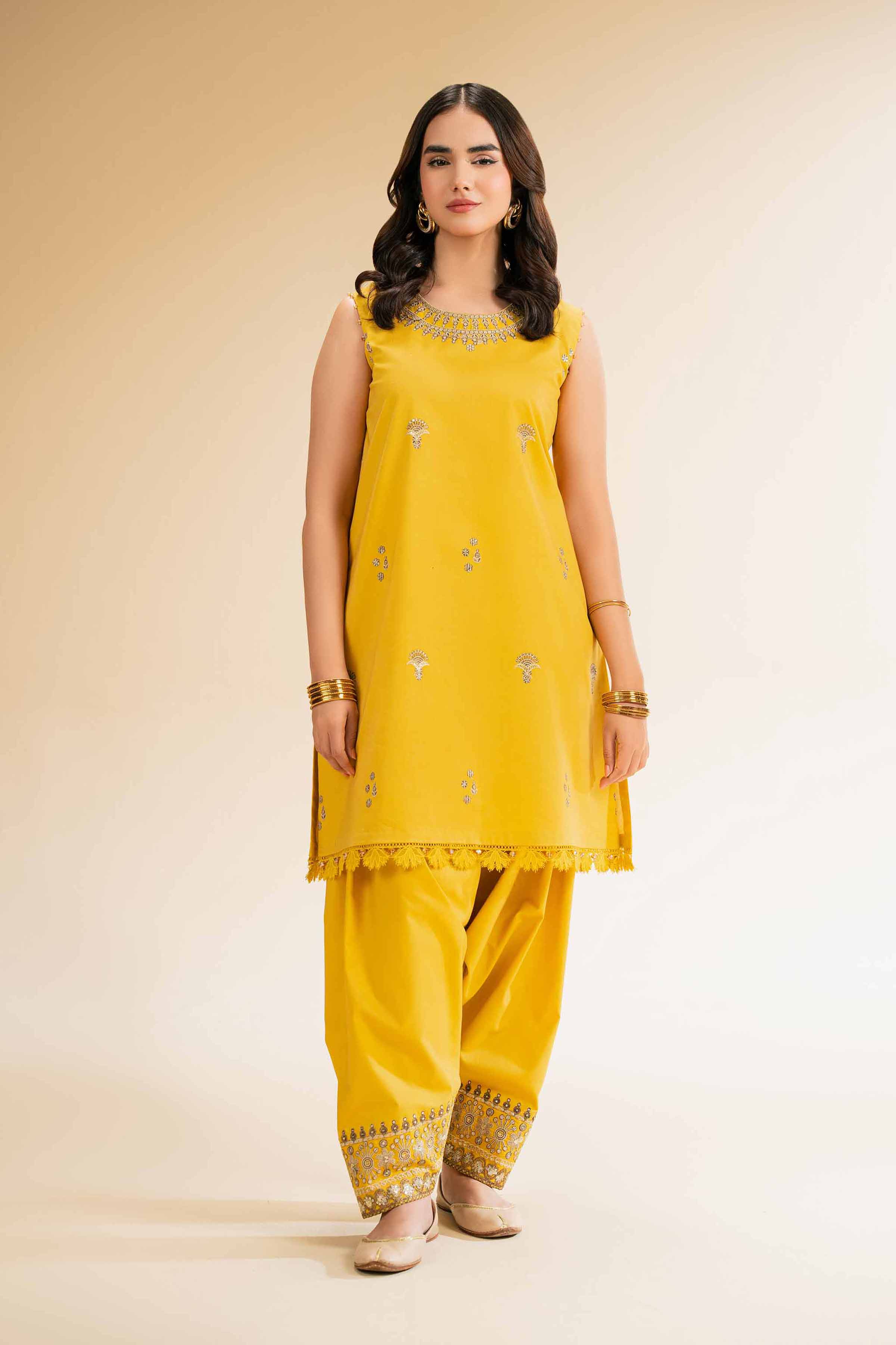 2 Piece - Dyed Embroidered Suit - 42501264 for Women - Unstitched Collection | Nishat | Shop Online