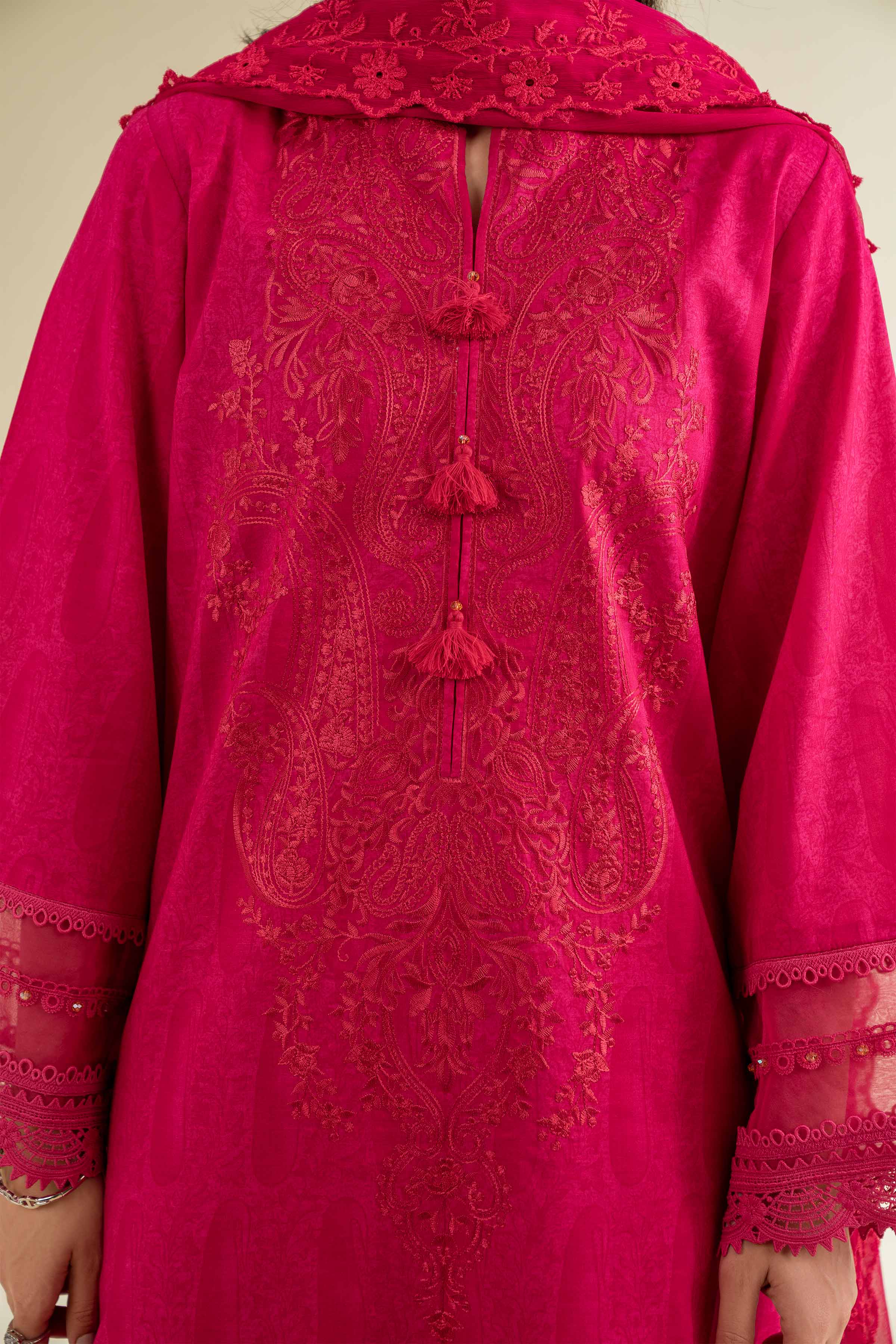 3 Piece - Printed Embroidered Suit - 42501276 for Women - Unstitched Collection | Nishat | Shop Online