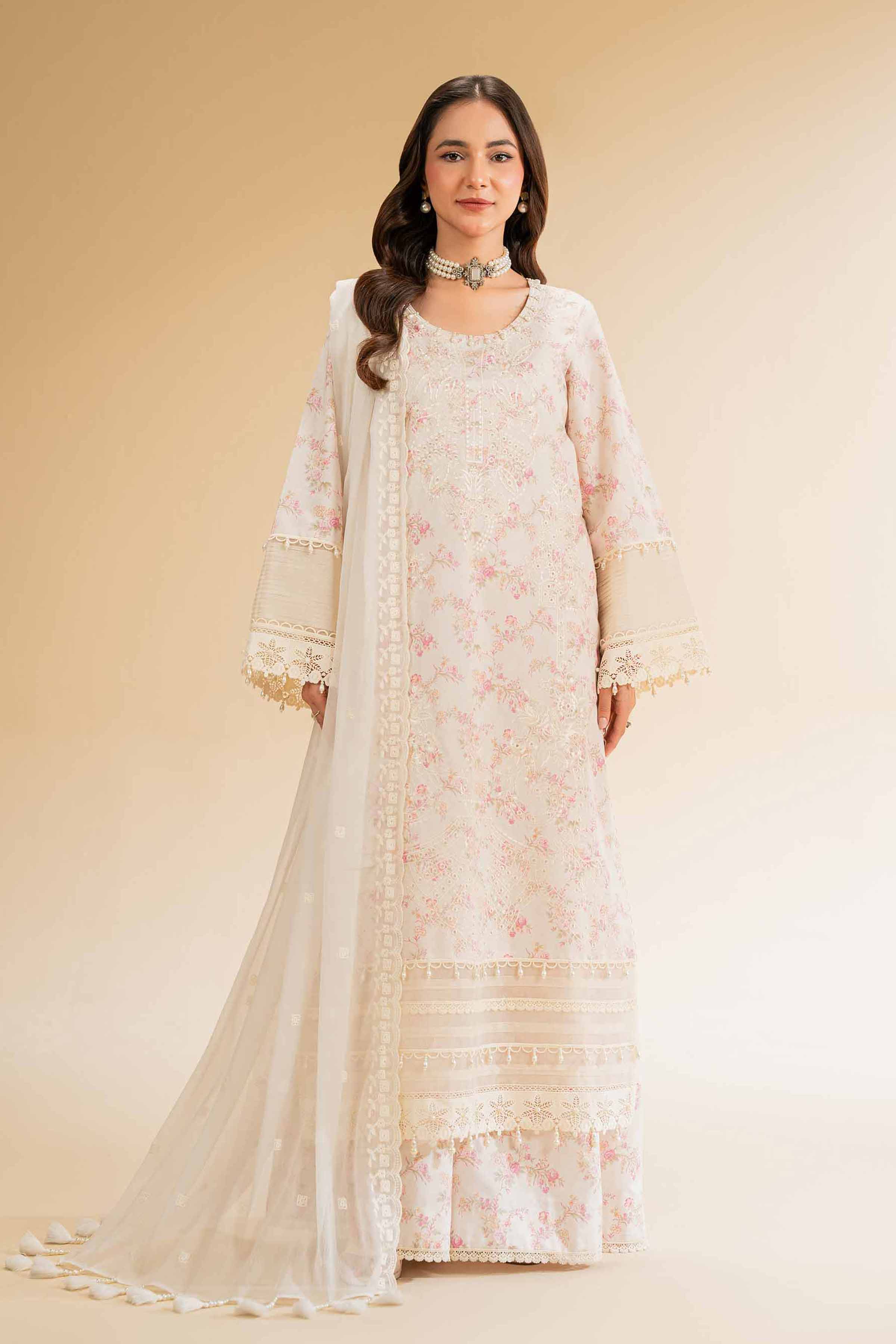 3 Piece - Printed Embroidered Suit - 42501280 for Women - Unstitched Collection | Nishat | Shop Online