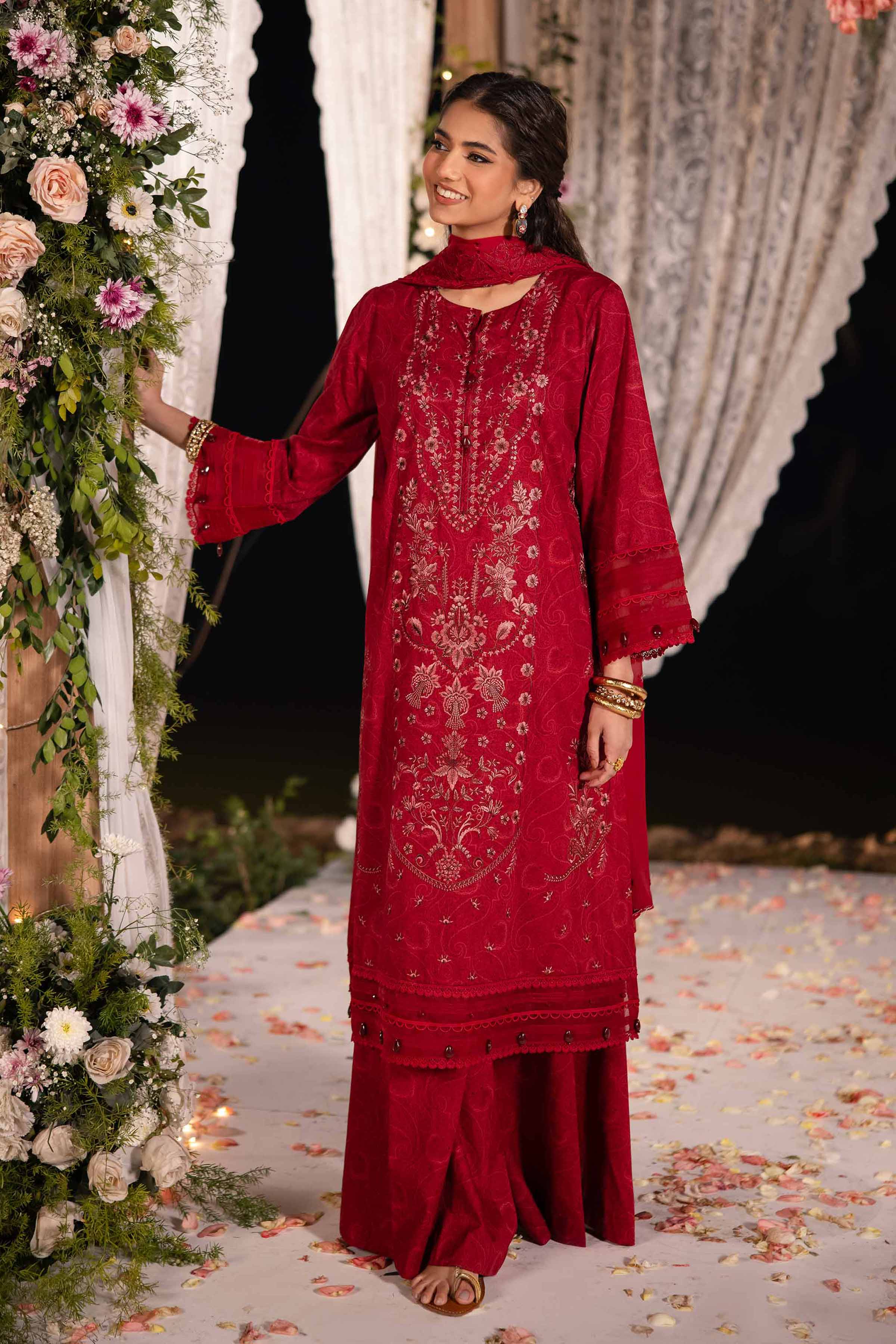 3 Piece - Printed Embroidered Suit - 42501283 for Women - Unstitched Collection | Nishat | Shop Online