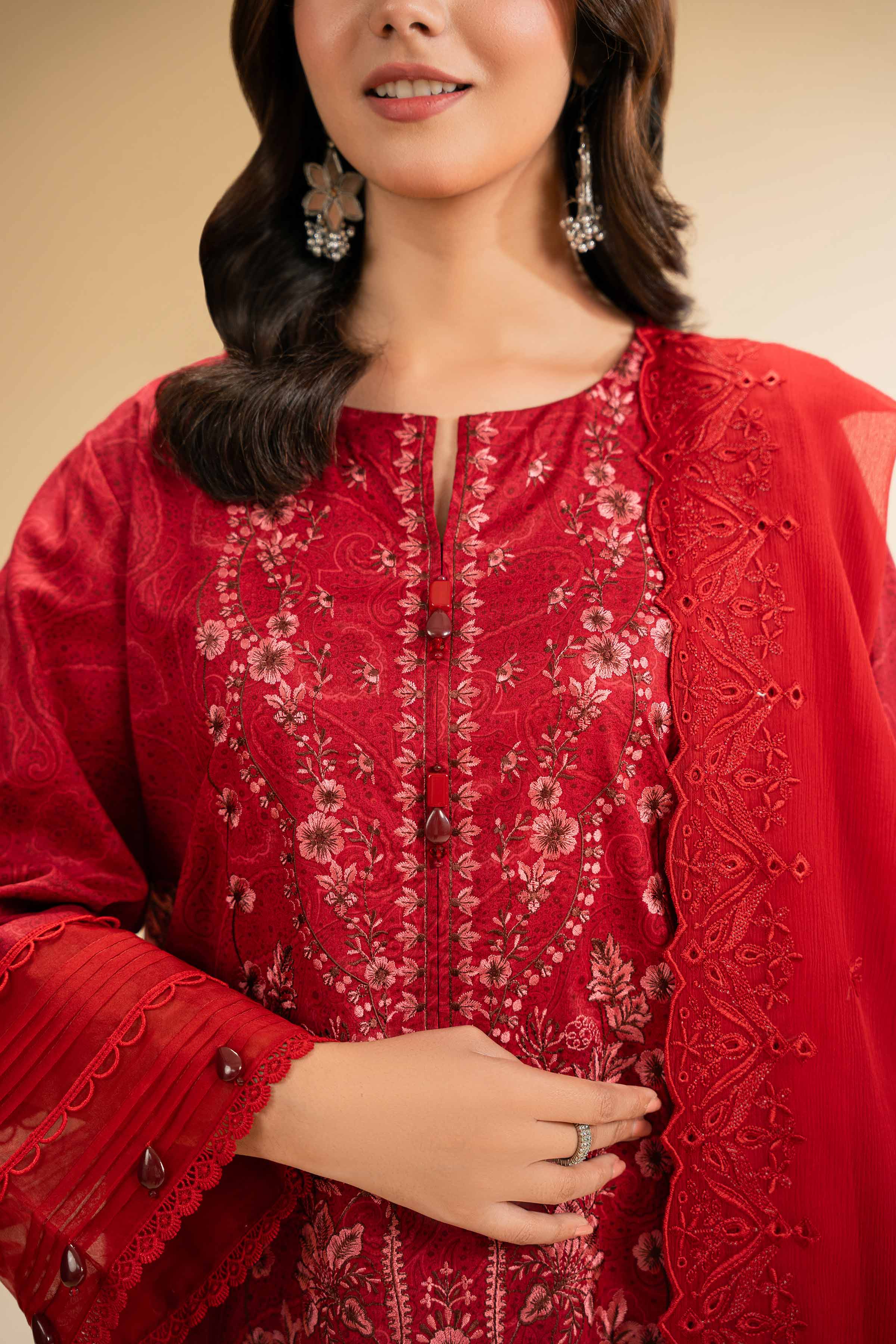 3 Piece - Printed Embroidered Suit - 42501283 for Women - Unstitched Collection | Nishat | Shop Online