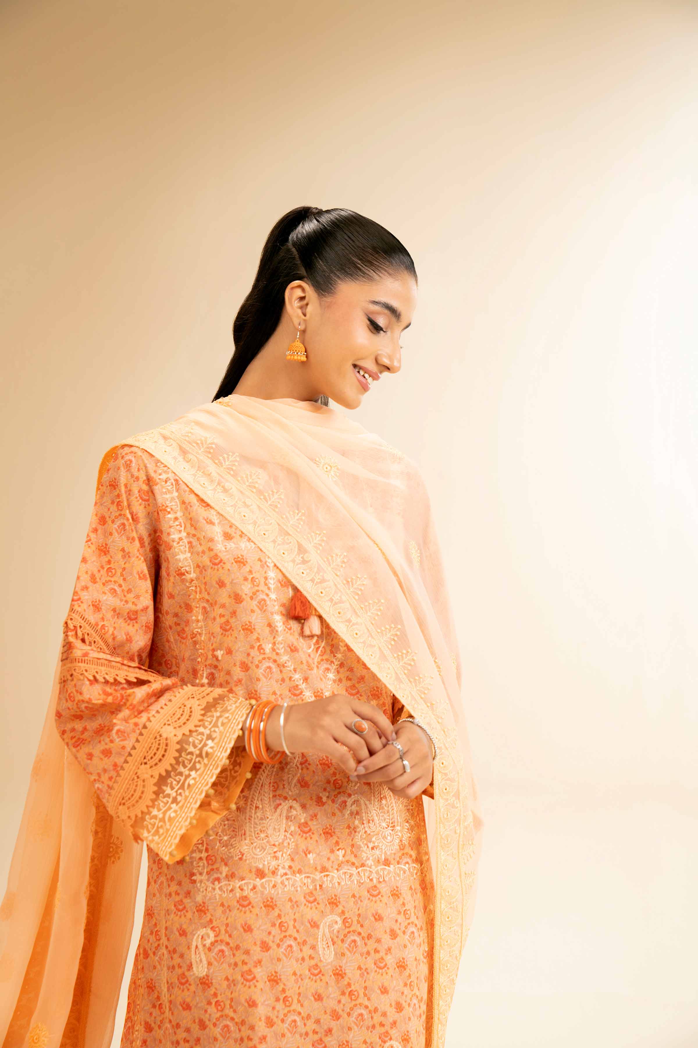 3 Piece - Printed Embroidered Suit - 42501284 for Women - Unstitched Collection | Nishat | Shop Online