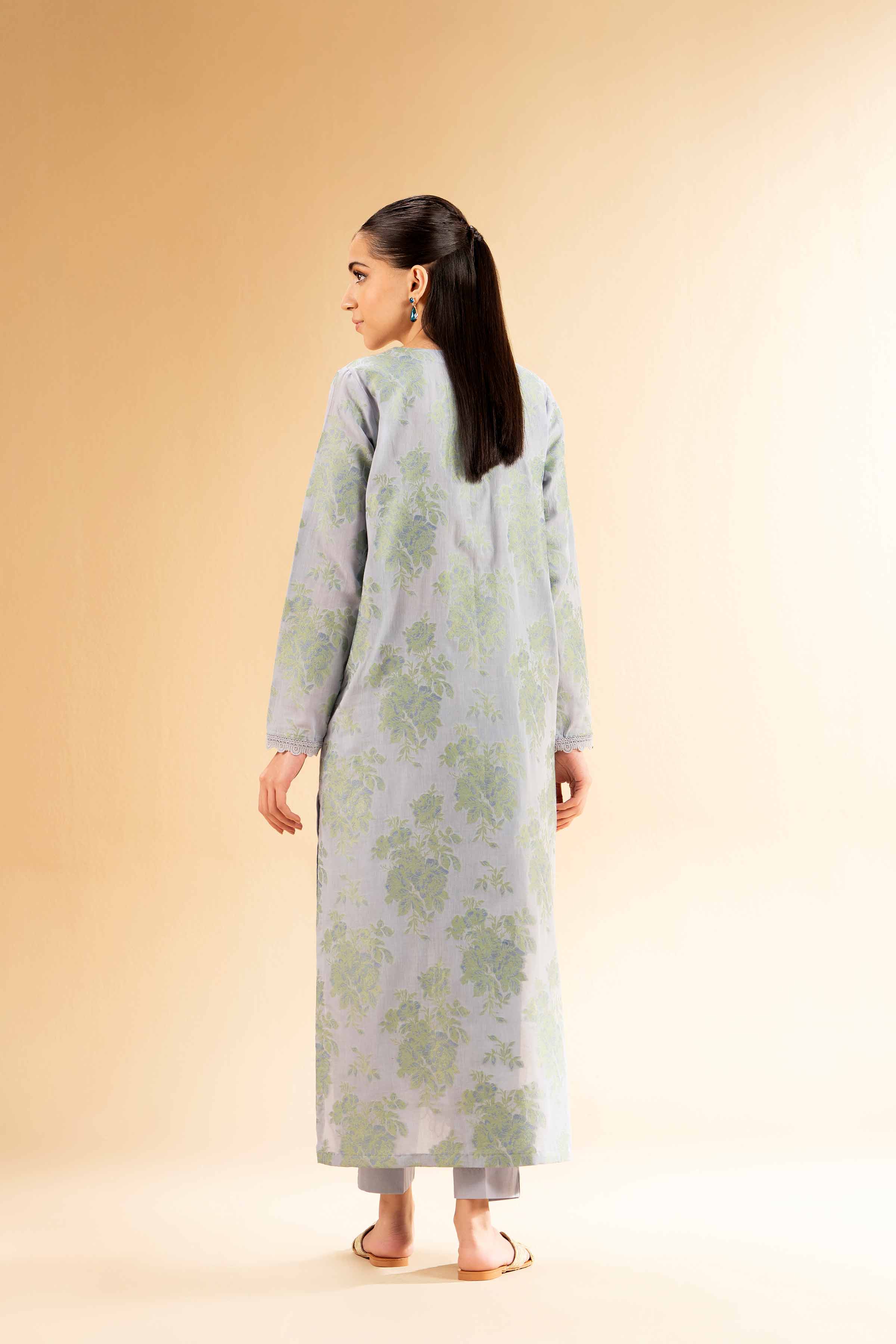 2 Piece - Jacquard Embroidered Suit - 42501287 for Women - Unstitched Collection | Nishat | Shop Online