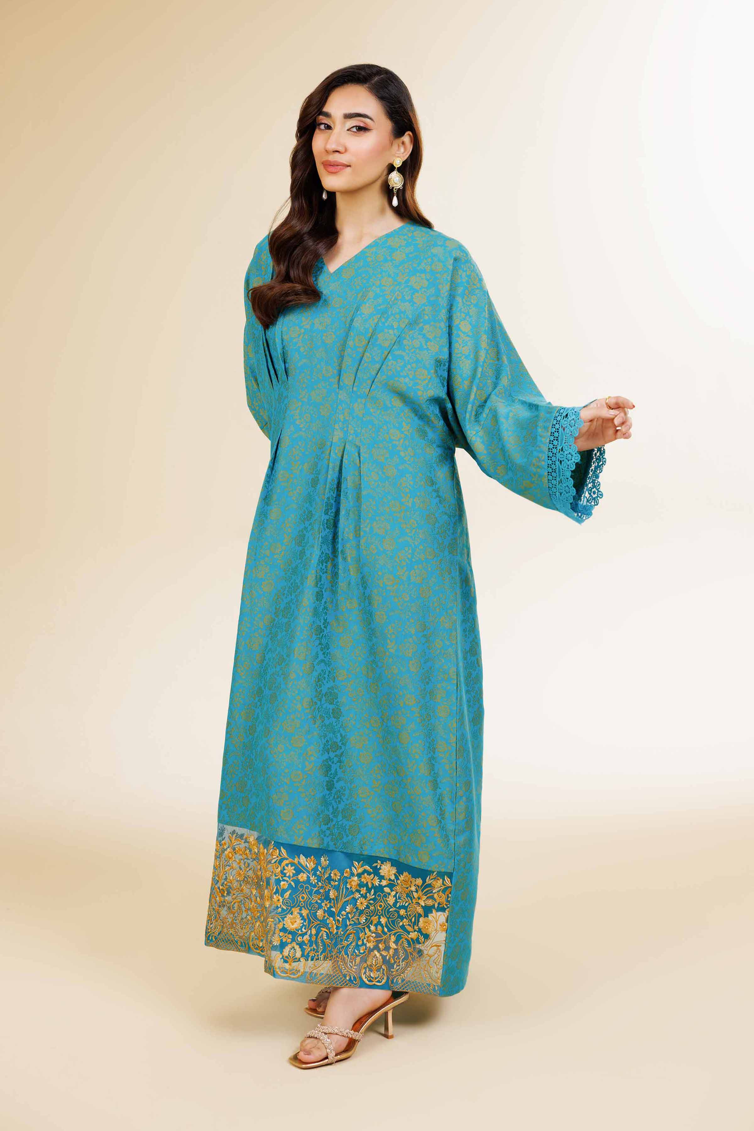 2 Piece - Jacquard Embroidered Suit - 42501291 for Women - Unstitched Collection | Nishat | Shop Online