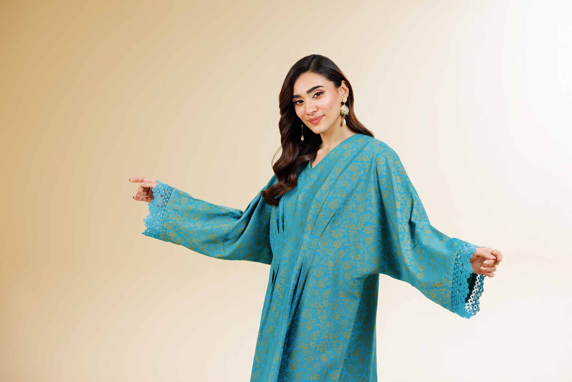 2 Piece - Jacquard Embroidered Suit - 42501291 for Women - Unstitched Collection | Nishat | Shop Online