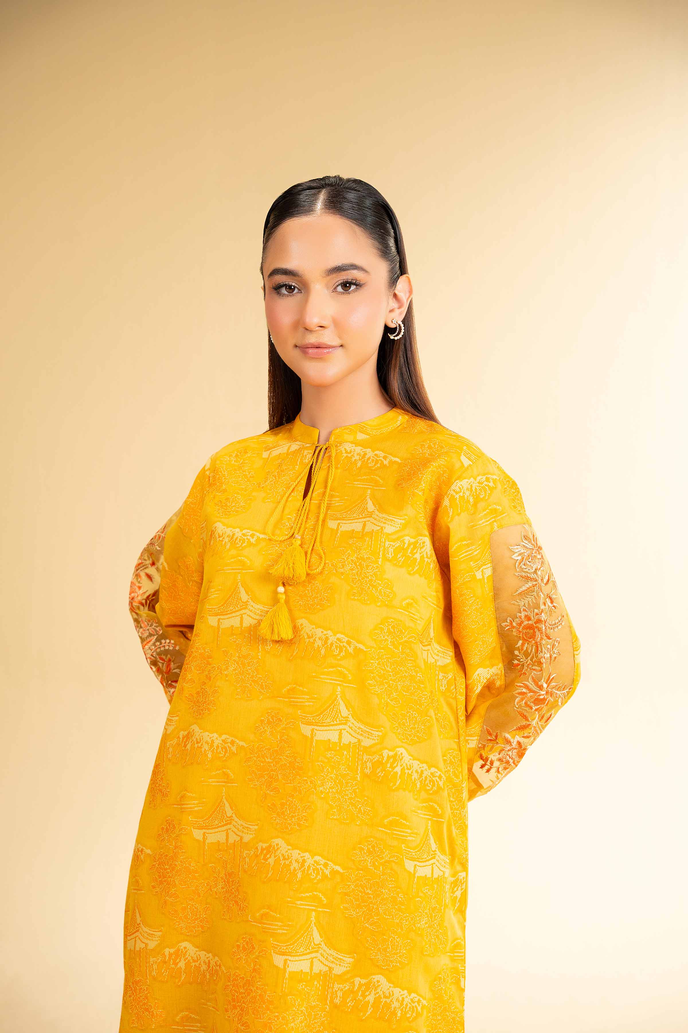 2 Piece - Jacquard Embroidered Suit - 42501292 for Women - Unstitched Collection | Nishat | Shop Online