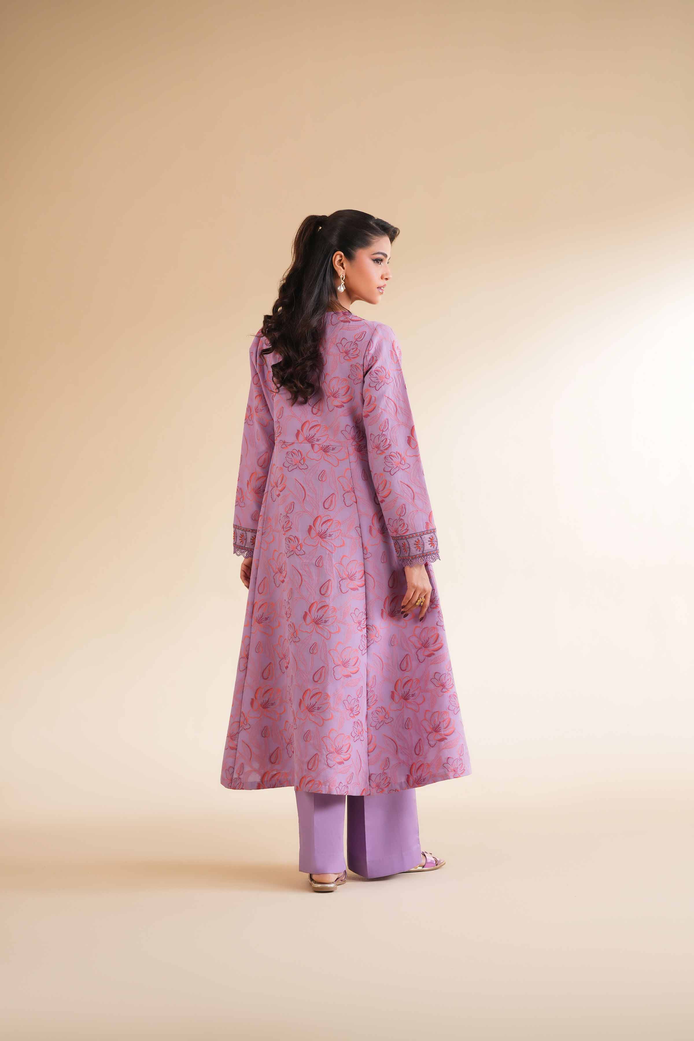 2 Piece - Jacquard Embroidered Suit - 42501294 for Women - Unstitched Collection | Nishat | Shop Online