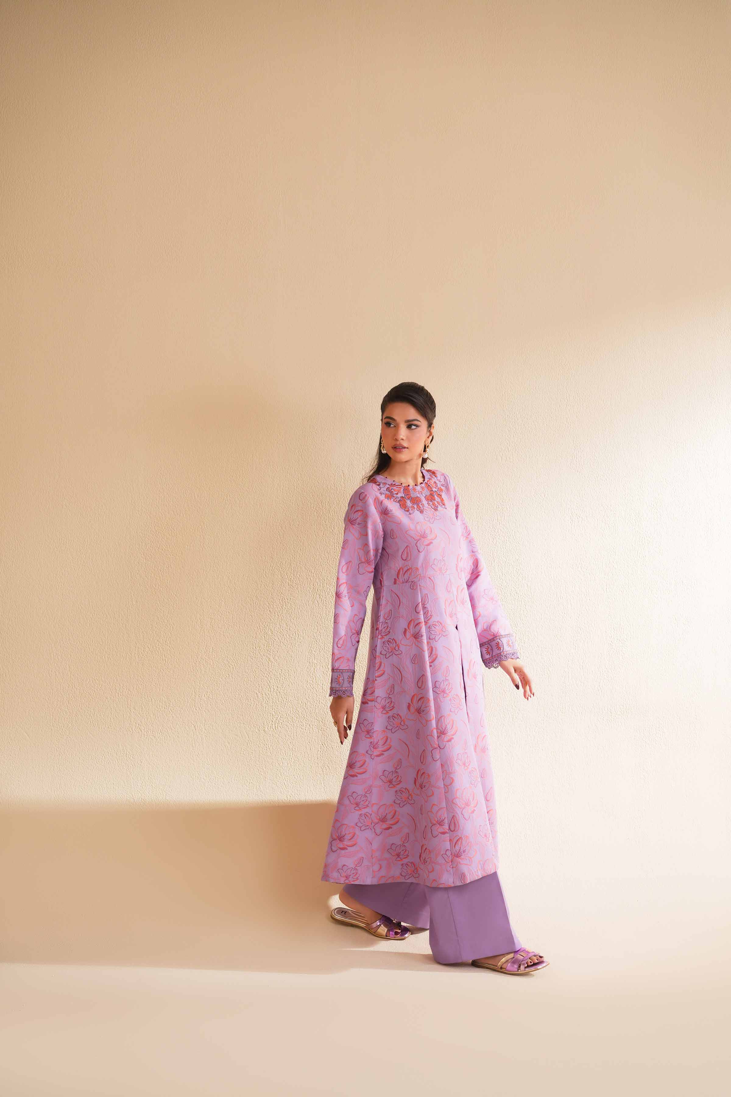 2 Piece - Jacquard Embroidered Suit - 42501294 for Women - Unstitched Collection | Nishat | Shop Online