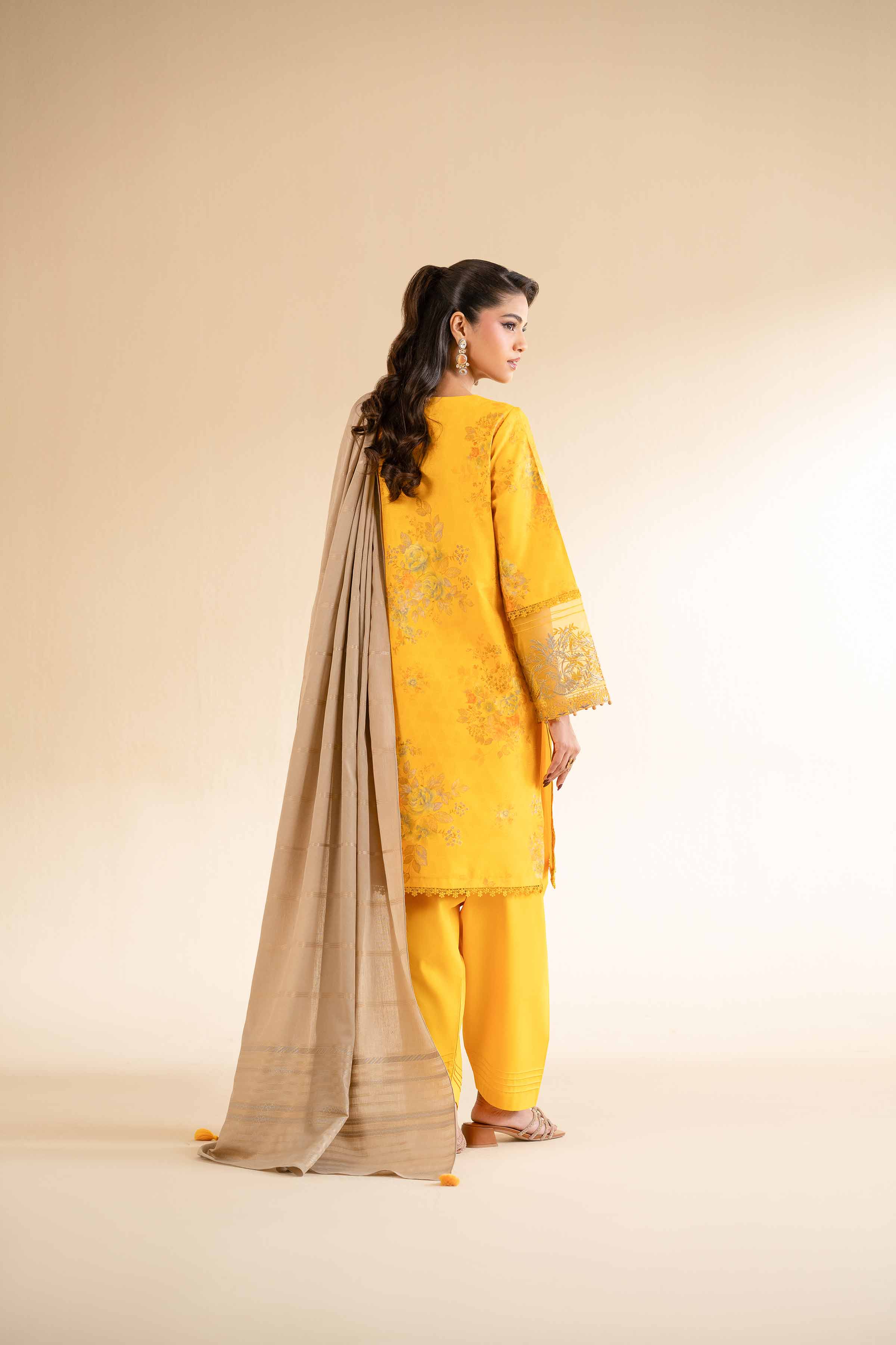 3 Piece - Digital Printed Jacquard Embroidered Suit - 42501300 for Women - Unstitched Collection | Nishat | Shop Online