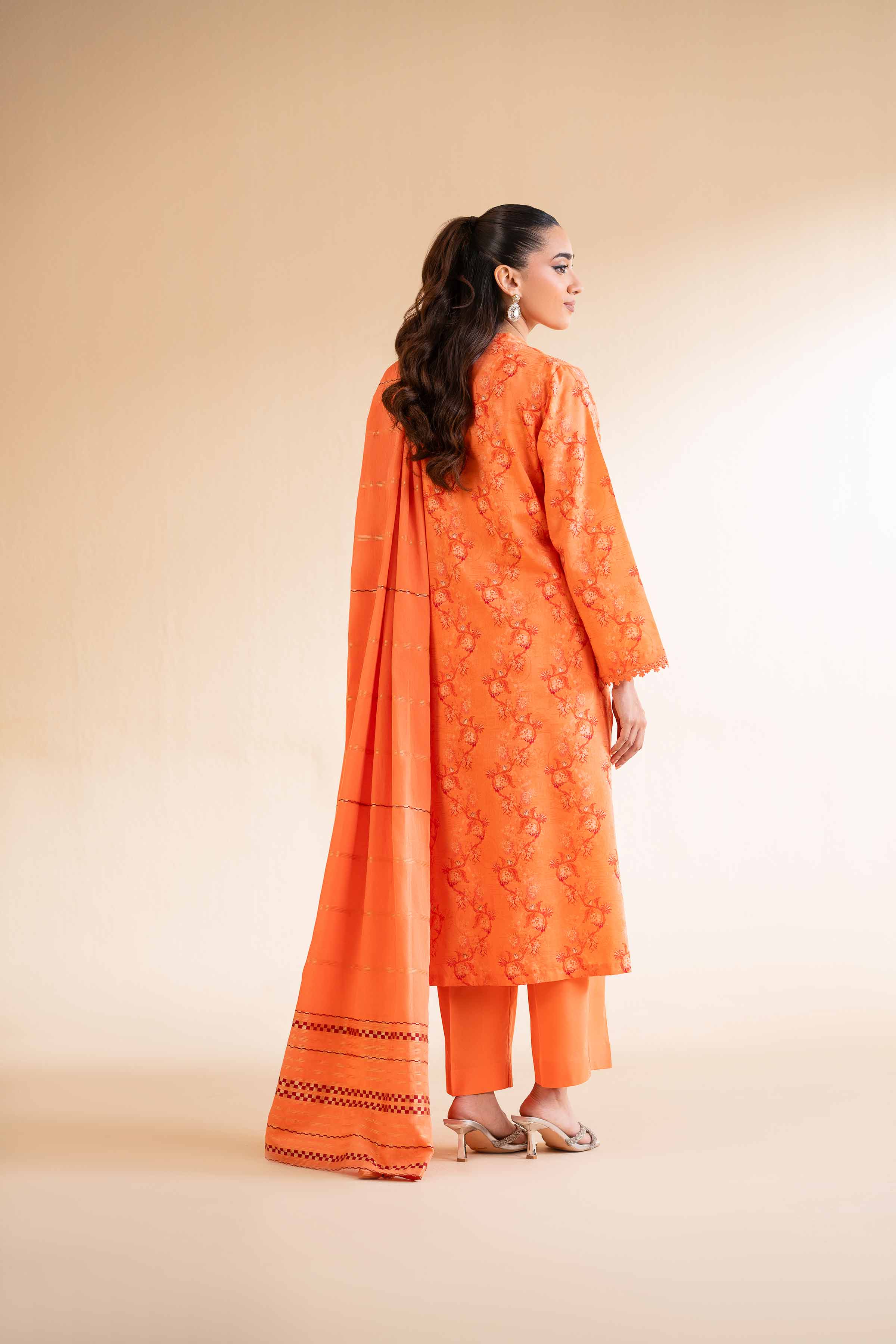 3 Piece - Digital Printed Jacquard Embroidered Suit - 42501304 for Women - Unstitched Collection | Nishat | Shop Online