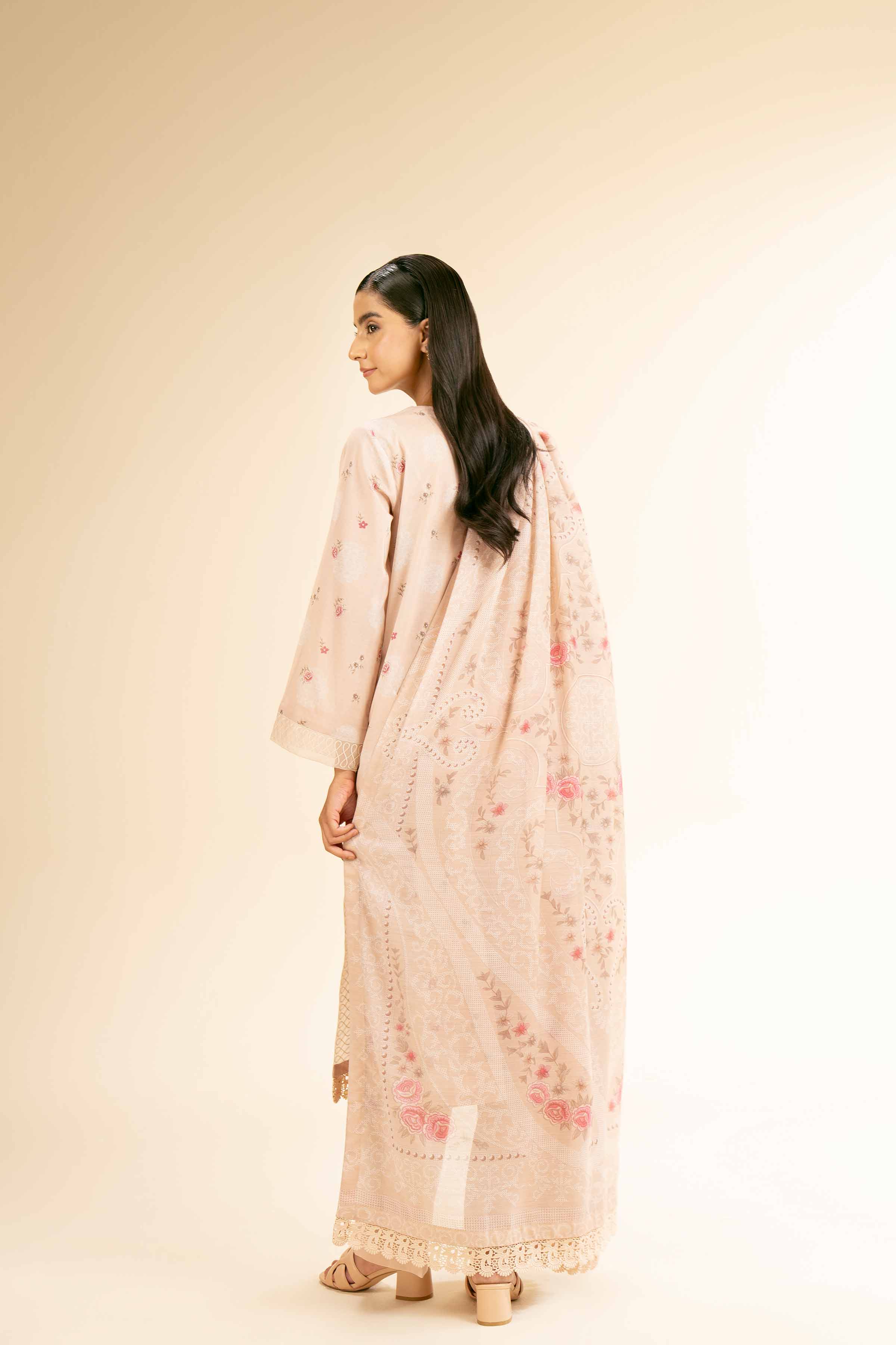 3 Piece - Printed Embroidered Suit - 42501307 for Women - Unstitched Collection | Nishat | Shop Online