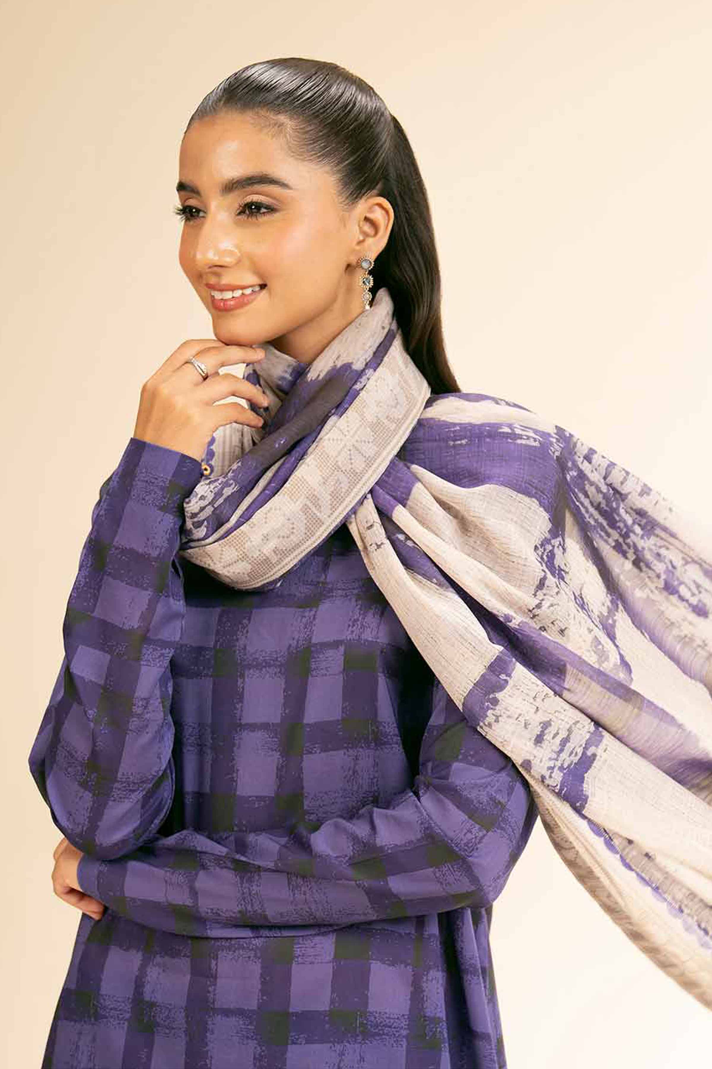 3 Piece - Printed Embroidered Suit - 42501312 for Women - Unstitched Collection | Nishat | Shop Online