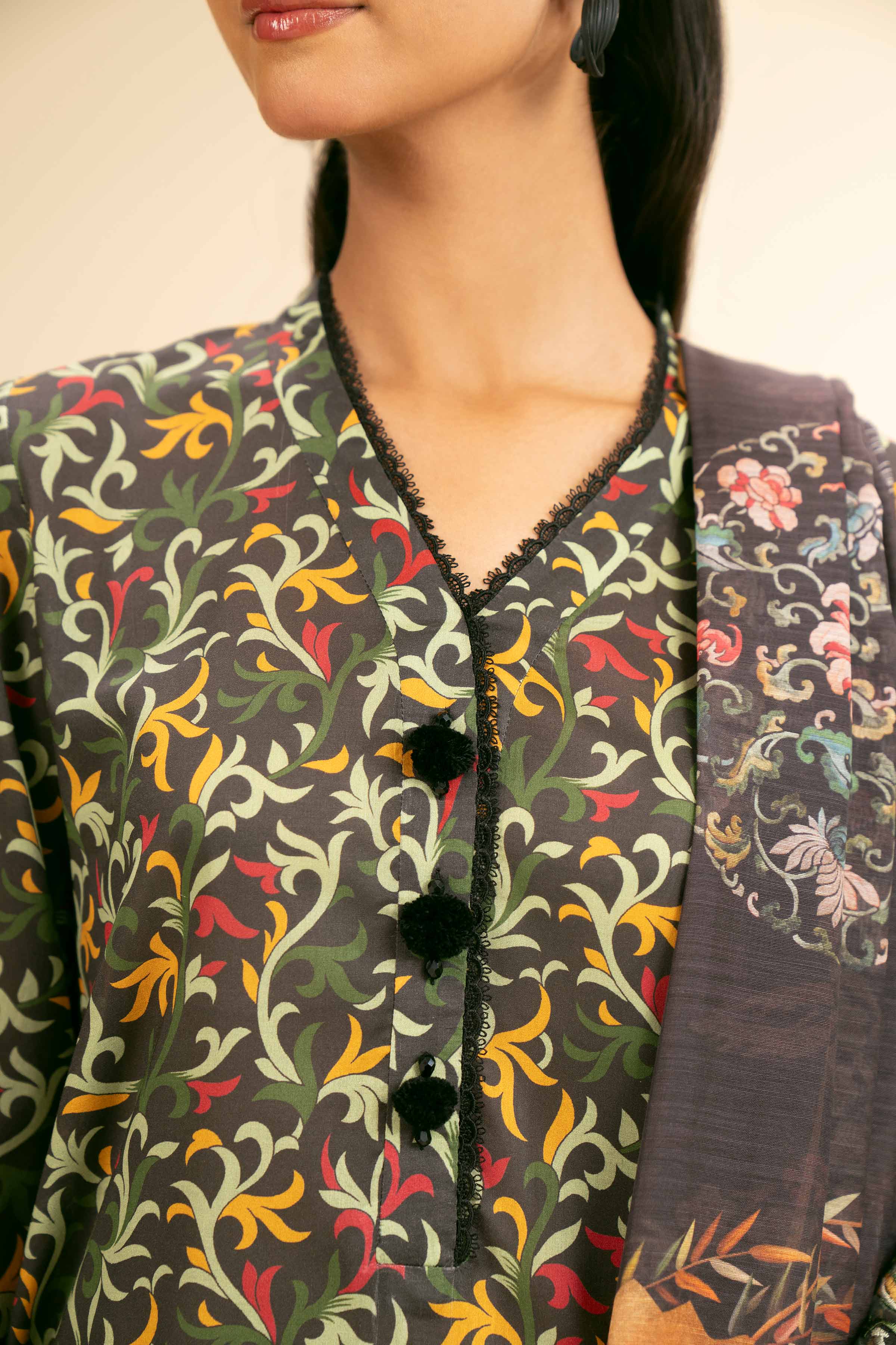 3 Piece - Printed Embroidered Suit - 42501314 for Women - Unstitched Collection | Nishat | Shop Online