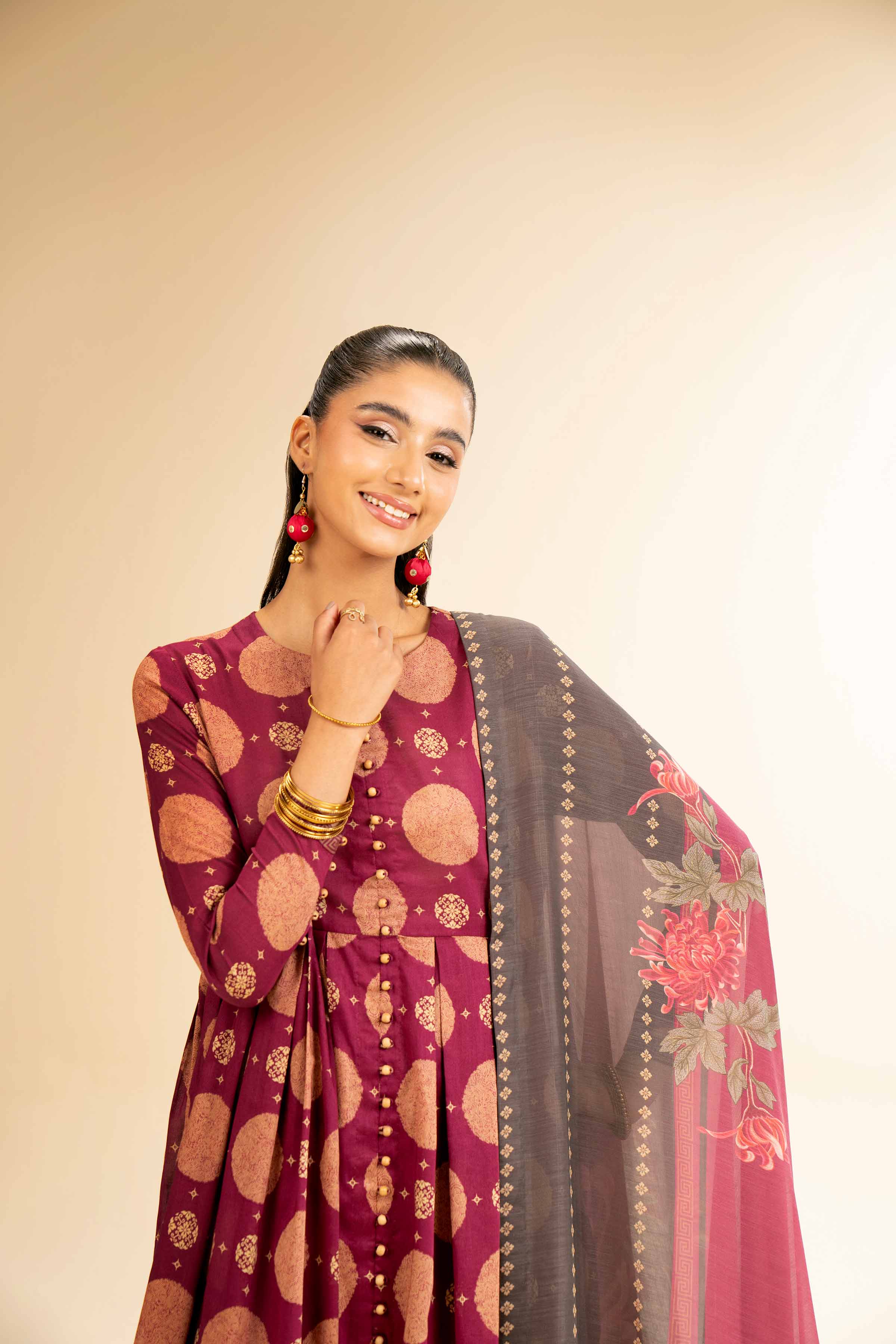3 Piece - Printed Embroidered Suit - 42501315 for Women - Unstitched Collection | Nishat | Shop Online