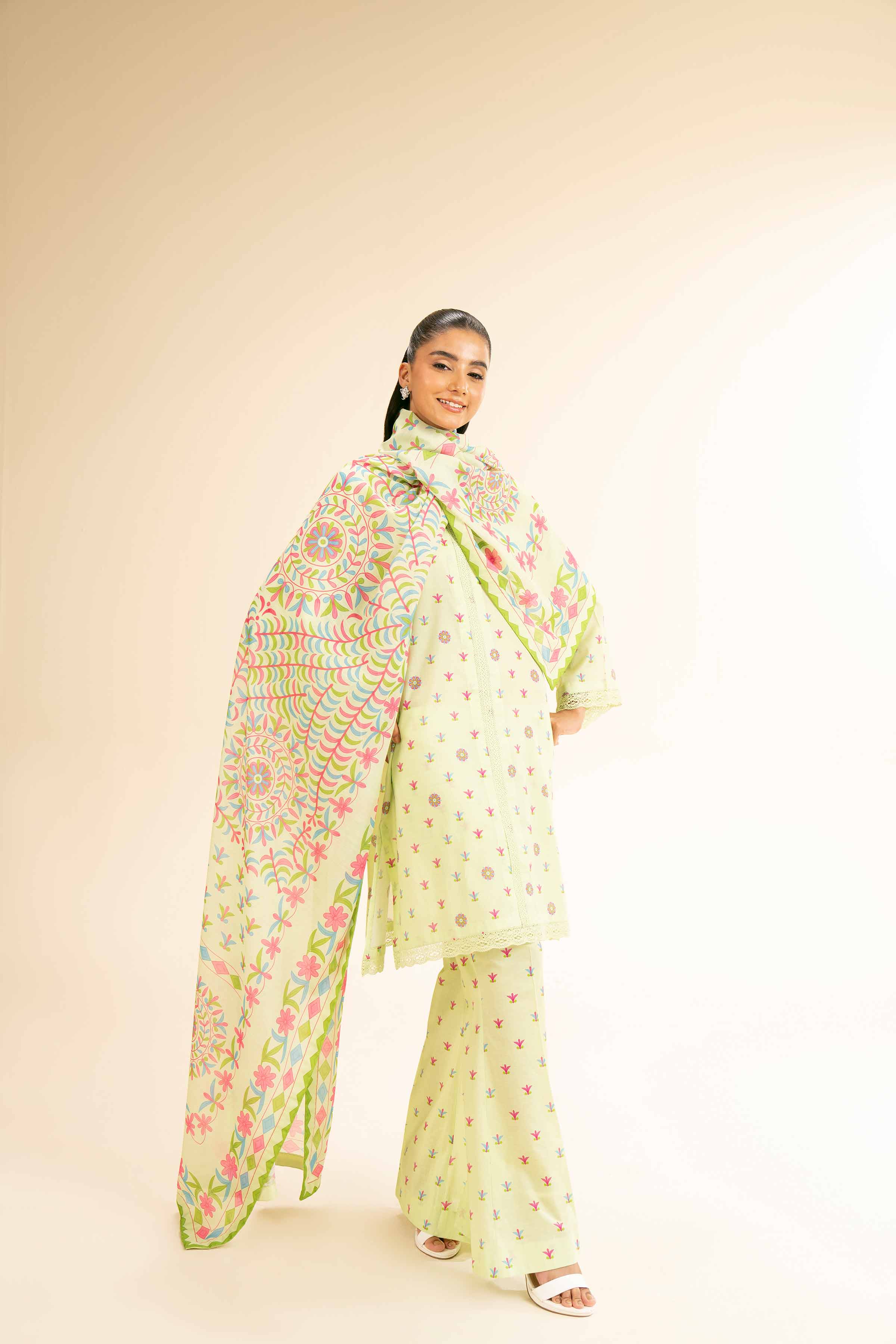 3 Piece - Printed Suit - 42501316 for Women - Unstitched Collection | Nishat | Shop Online