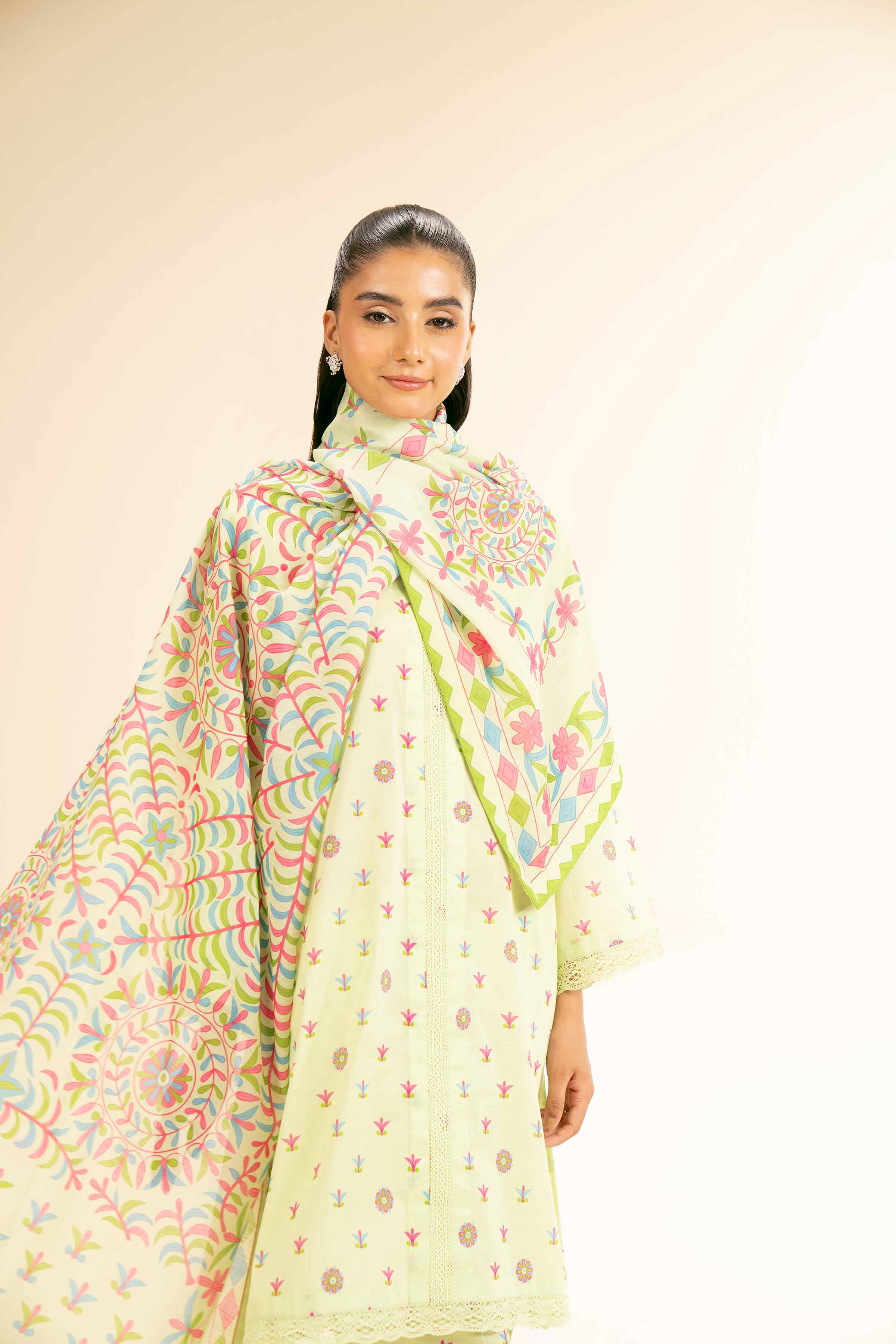 3 Piece - Printed Suit - 42501316 for Women - Unstitched Collection | Nishat | Shop Online