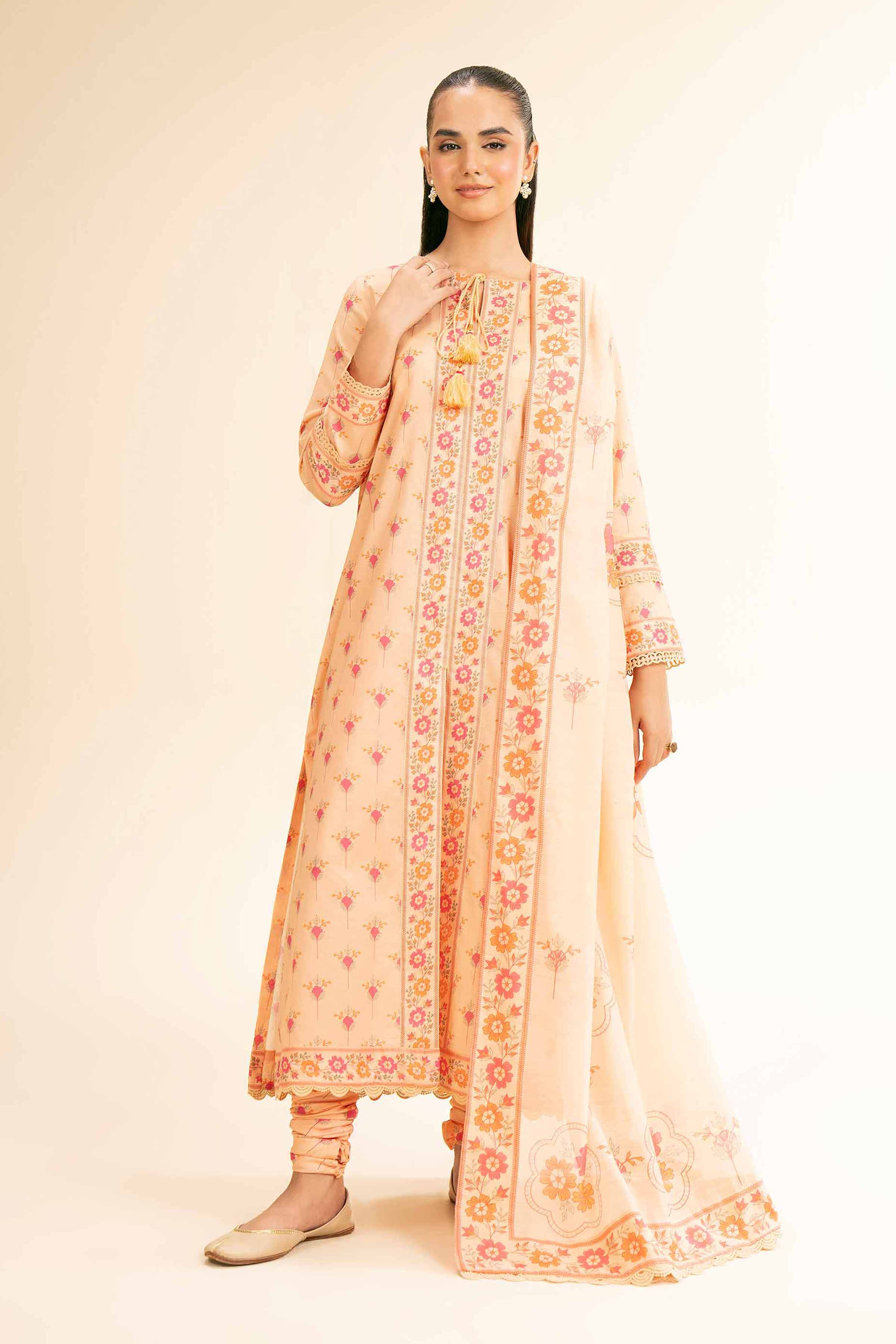 3 Piece - Printed Suit - 42501317 for Women - Unstitched Collection | Nishat | Shop Online