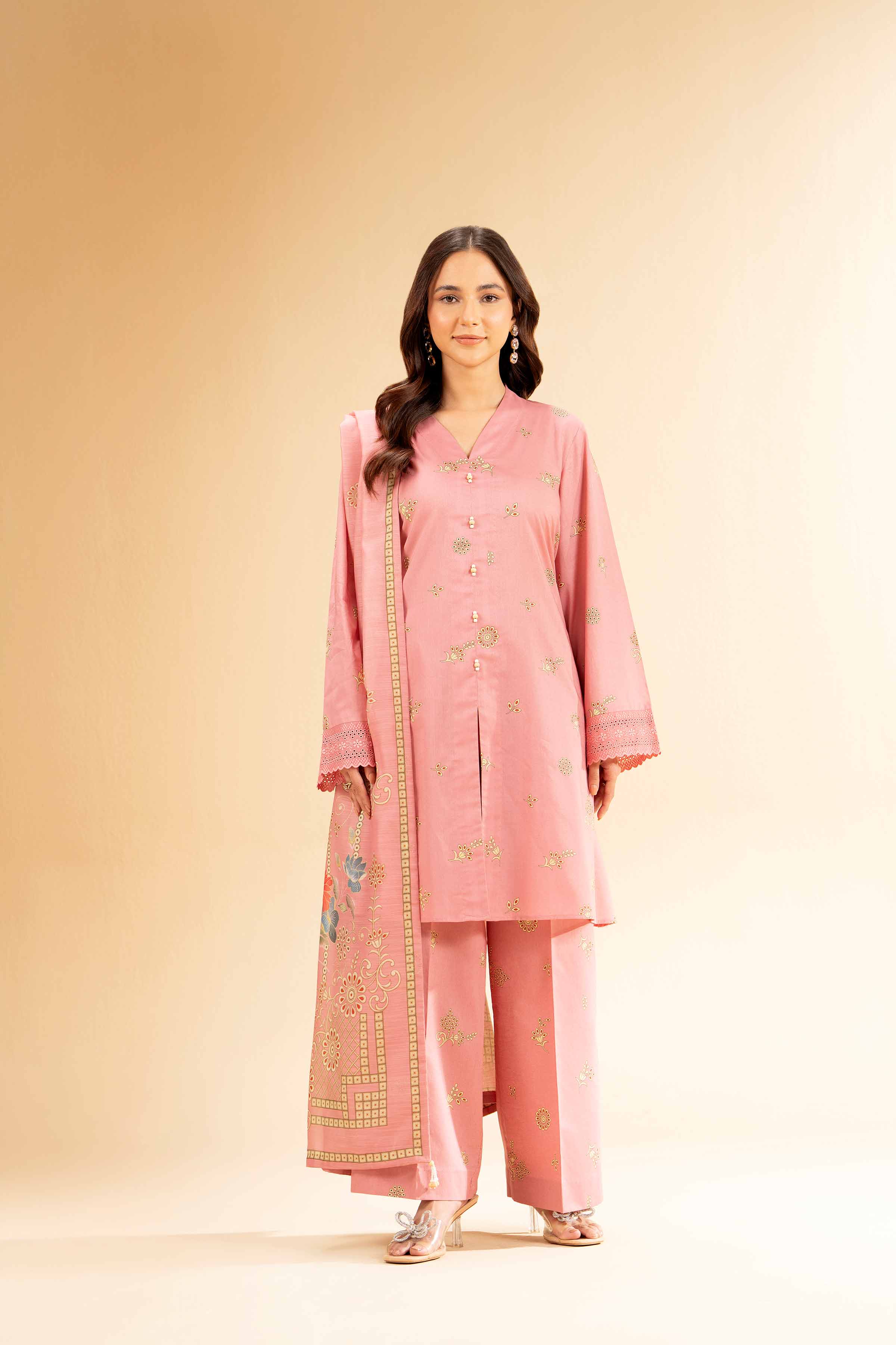 3 Piece - Printed Suit - 42501318 for Women - Unstitched Collection | Nishat | Shop Online
