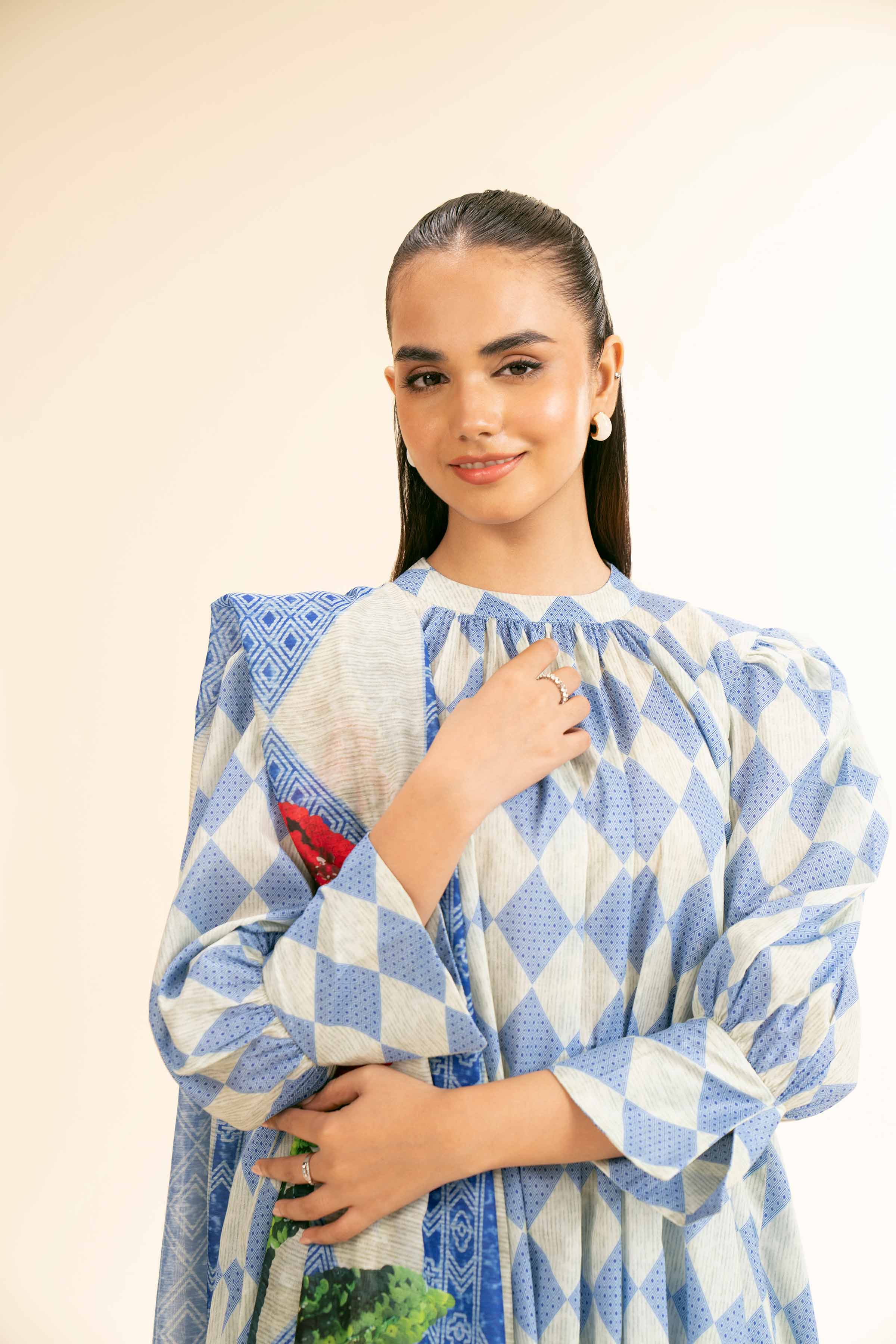 3 Piece - Printed Suit - 42501321 for Women - Unstitched Collection | Nishat | Shop Online