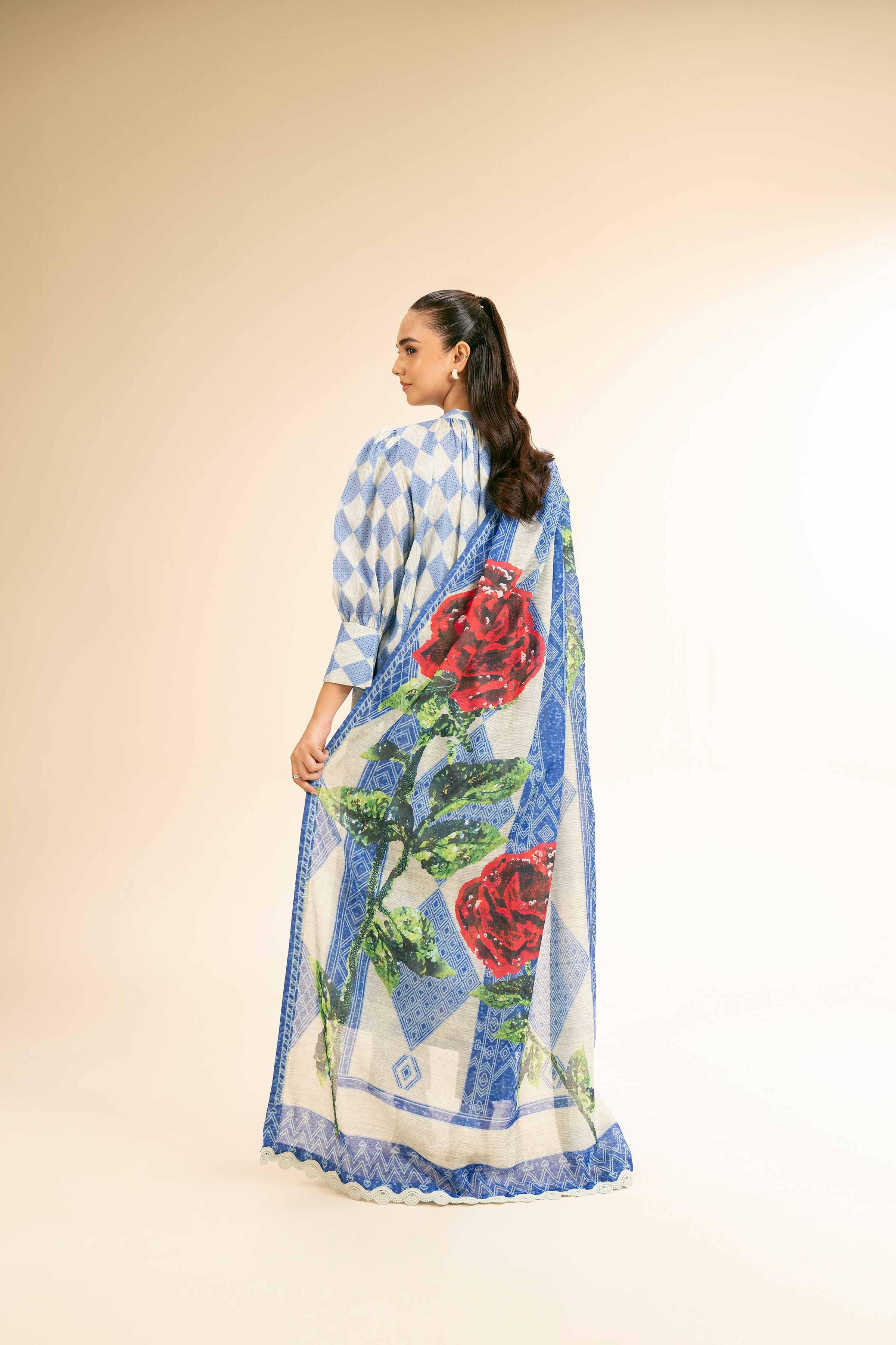 3 Piece - Printed Suit - 42501321 for Women - Unstitched Collection | Nishat | Shop Online