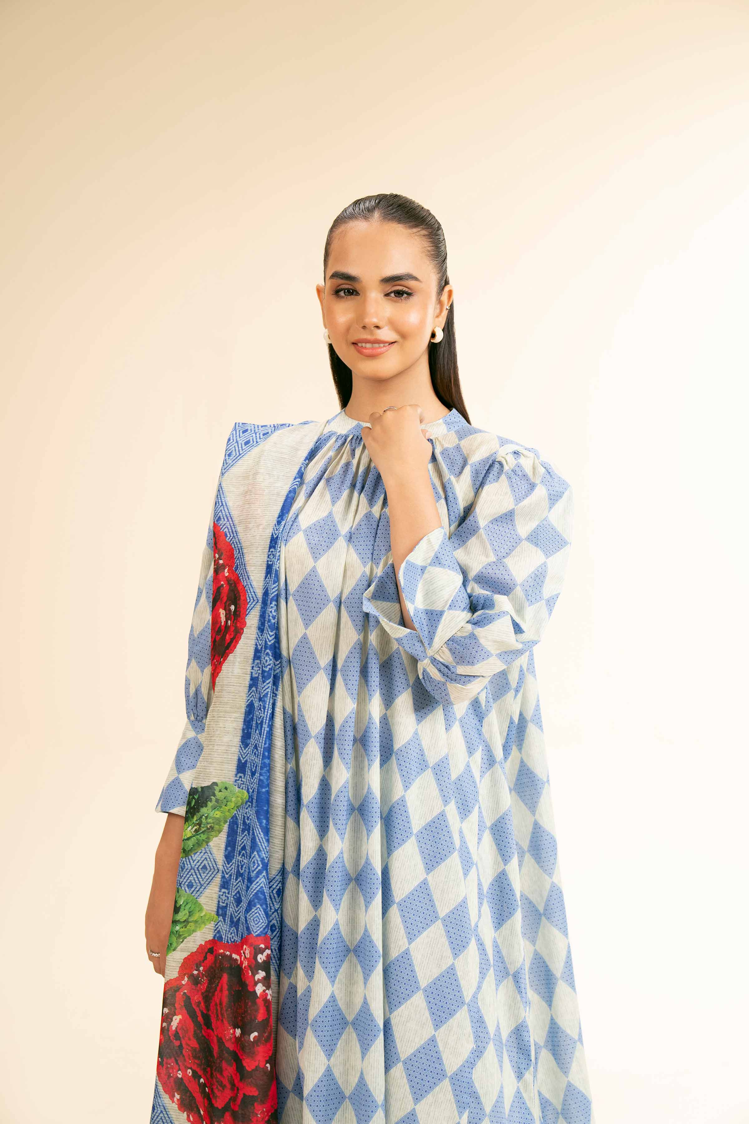 3 Piece - Printed Suit - 42501321 for Women - Unstitched Collection | Nishat | Shop Online