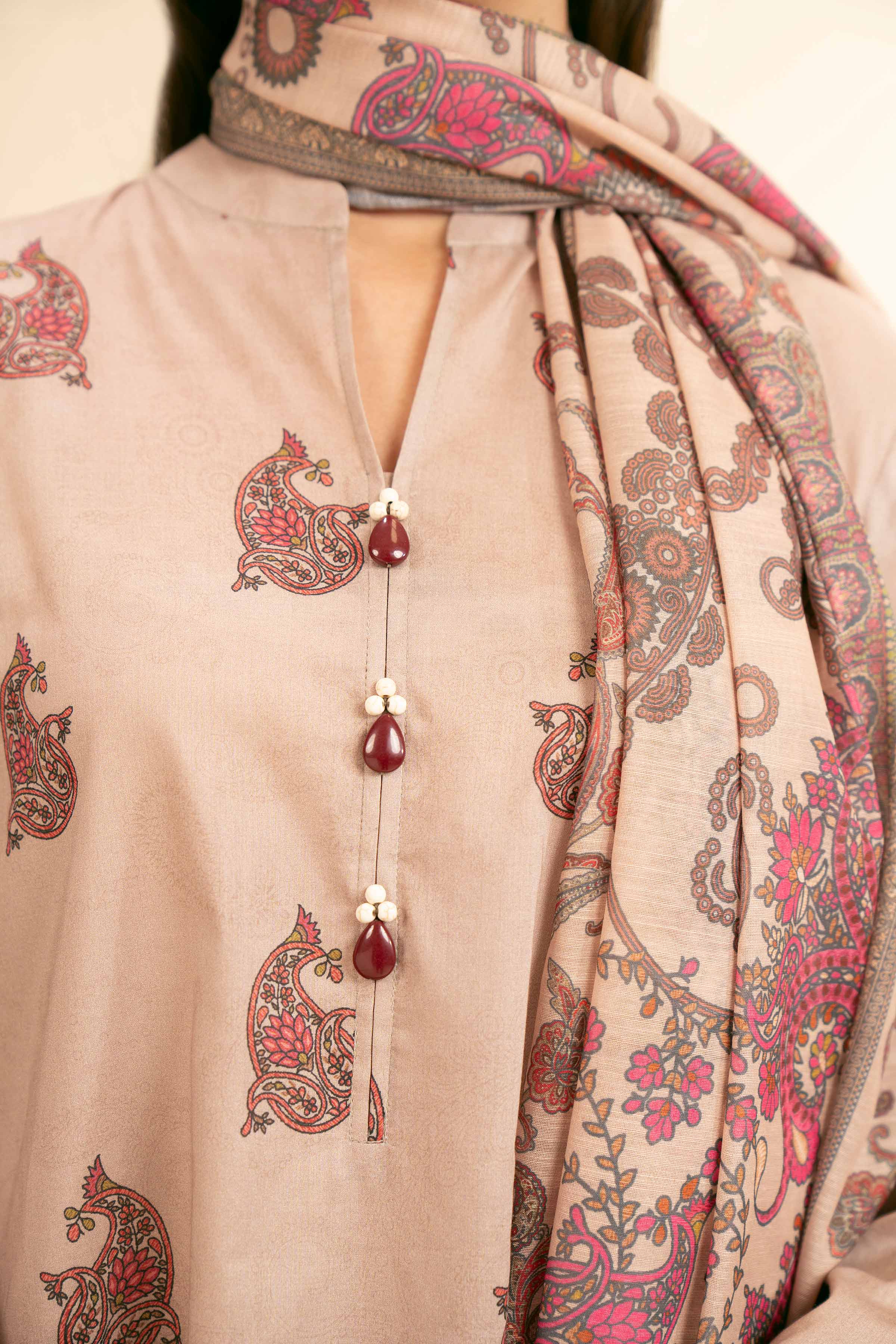 3 Piece - Printed Suit - 42501323 for Women - Unstitched Collection | Nishat | Shop Online