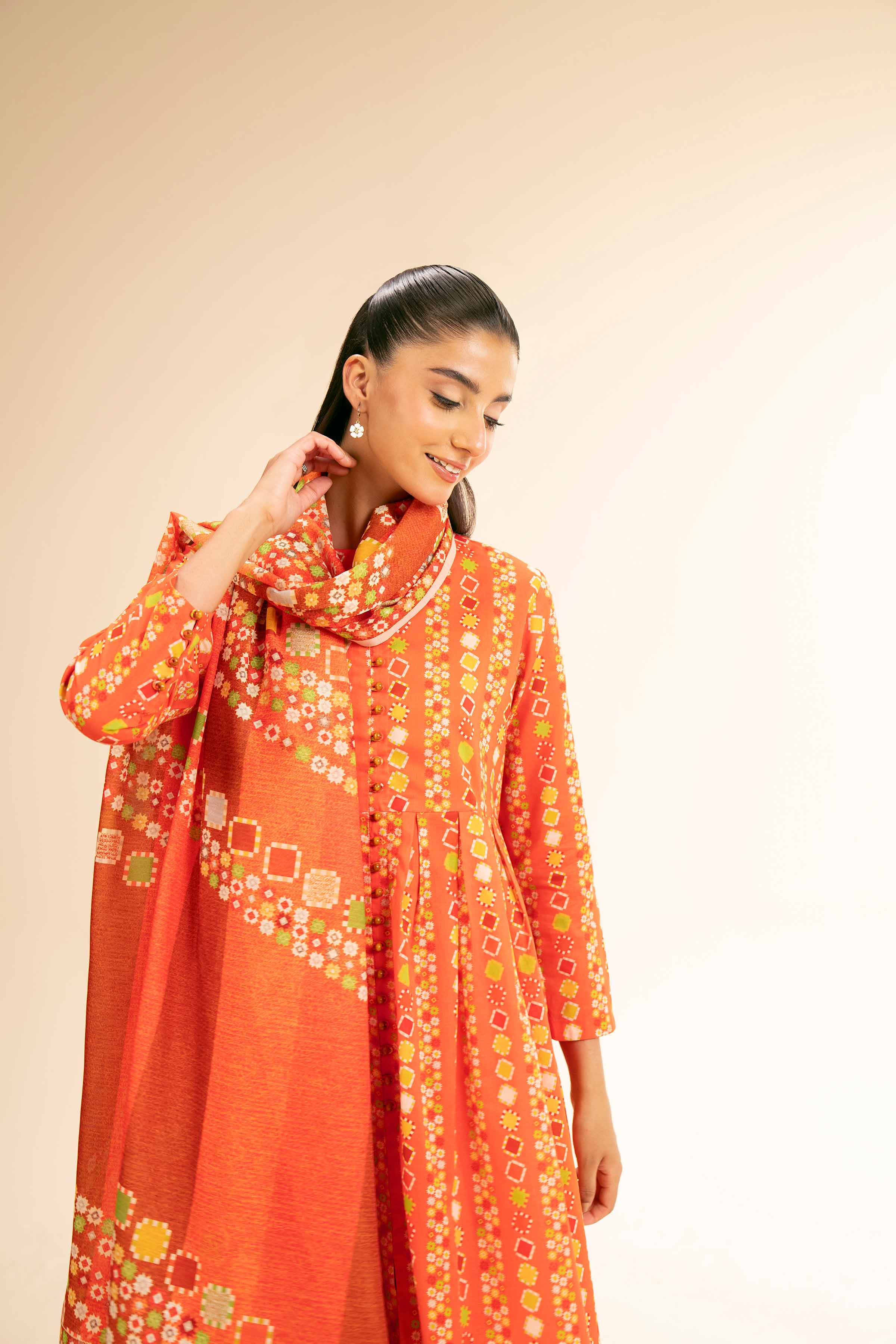 3 Piece - Printed Suit - 42501324 for Women - Unstitched Collection | Nishat | Shop Online