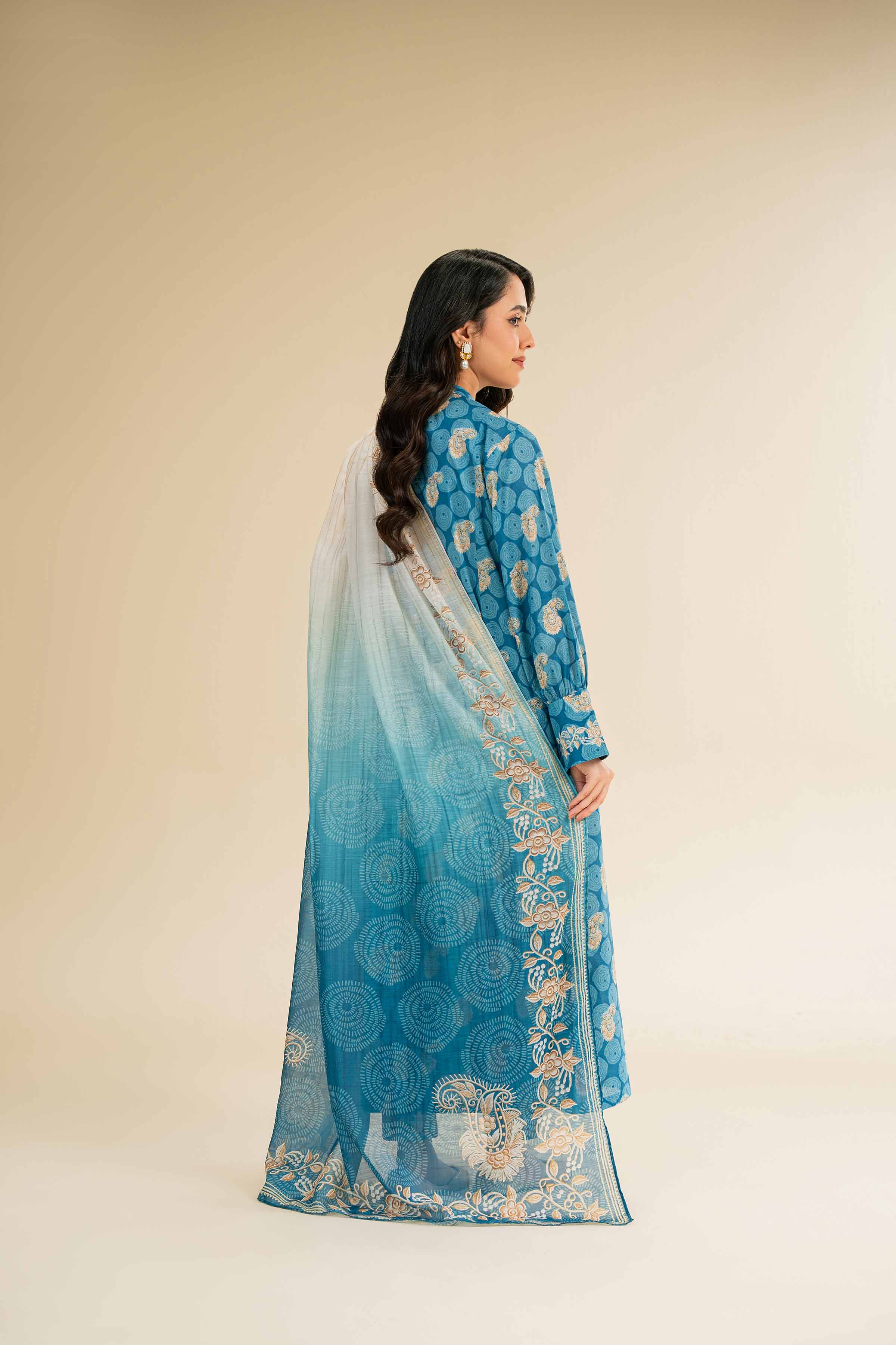 3 Piece - Printed Suit - 42501325 for Women - Unstitched Collection | Nishat | Shop Online
