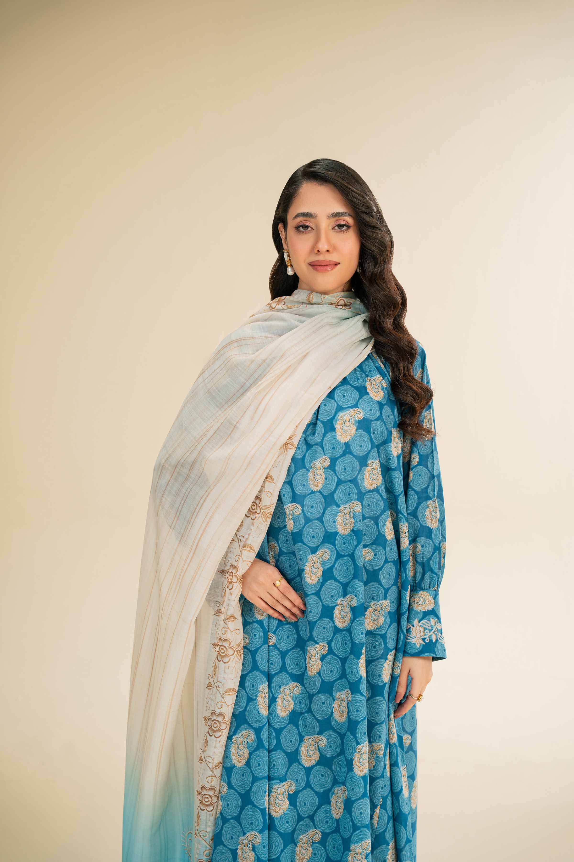 3 Piece - Printed Suit - 42501325 for Women - Unstitched Collection | Nishat | Shop Online