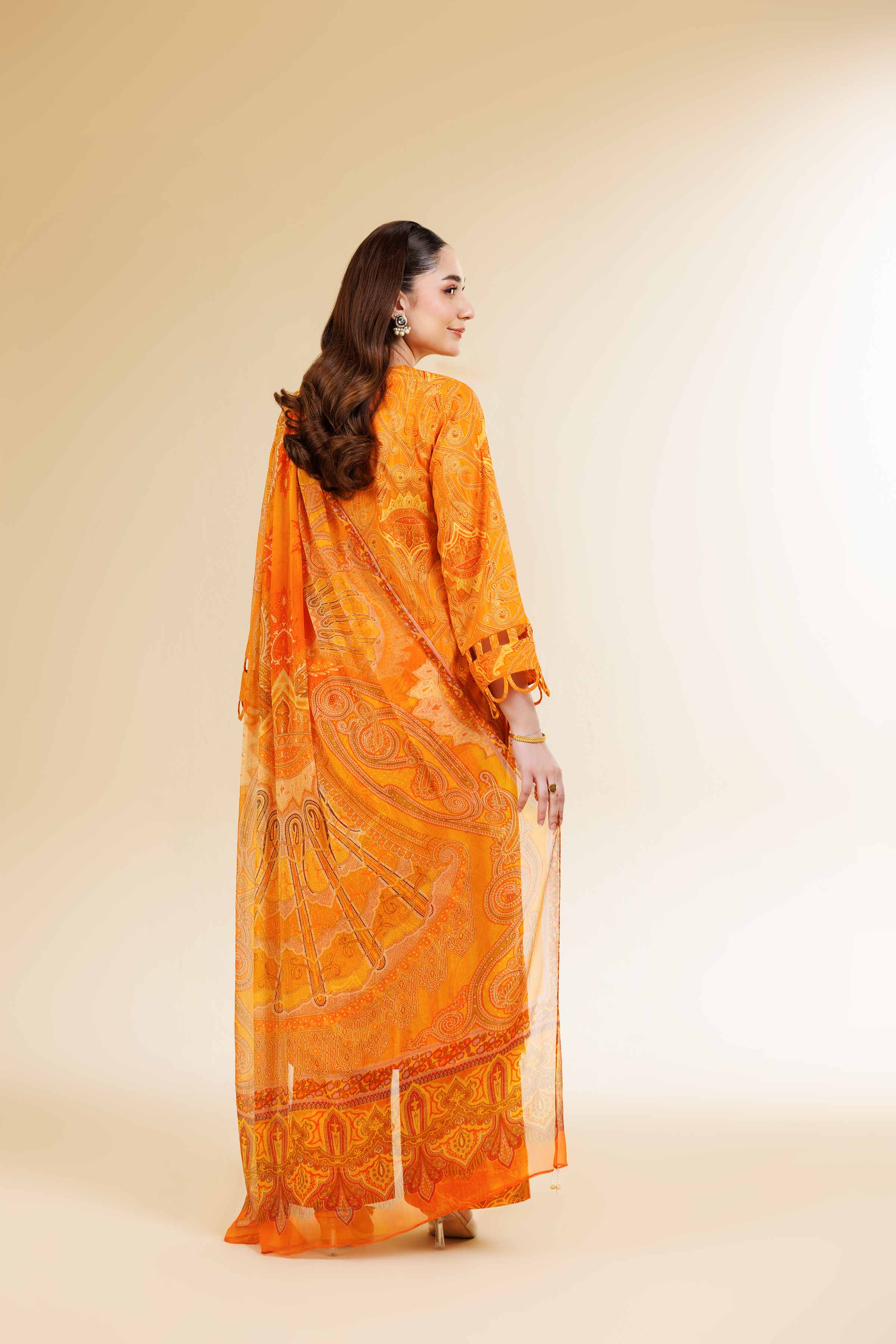 3 Piece - Printed With Laces Suit - 42501326 for Women - Unstitched Collection | Nishat | Shop Online