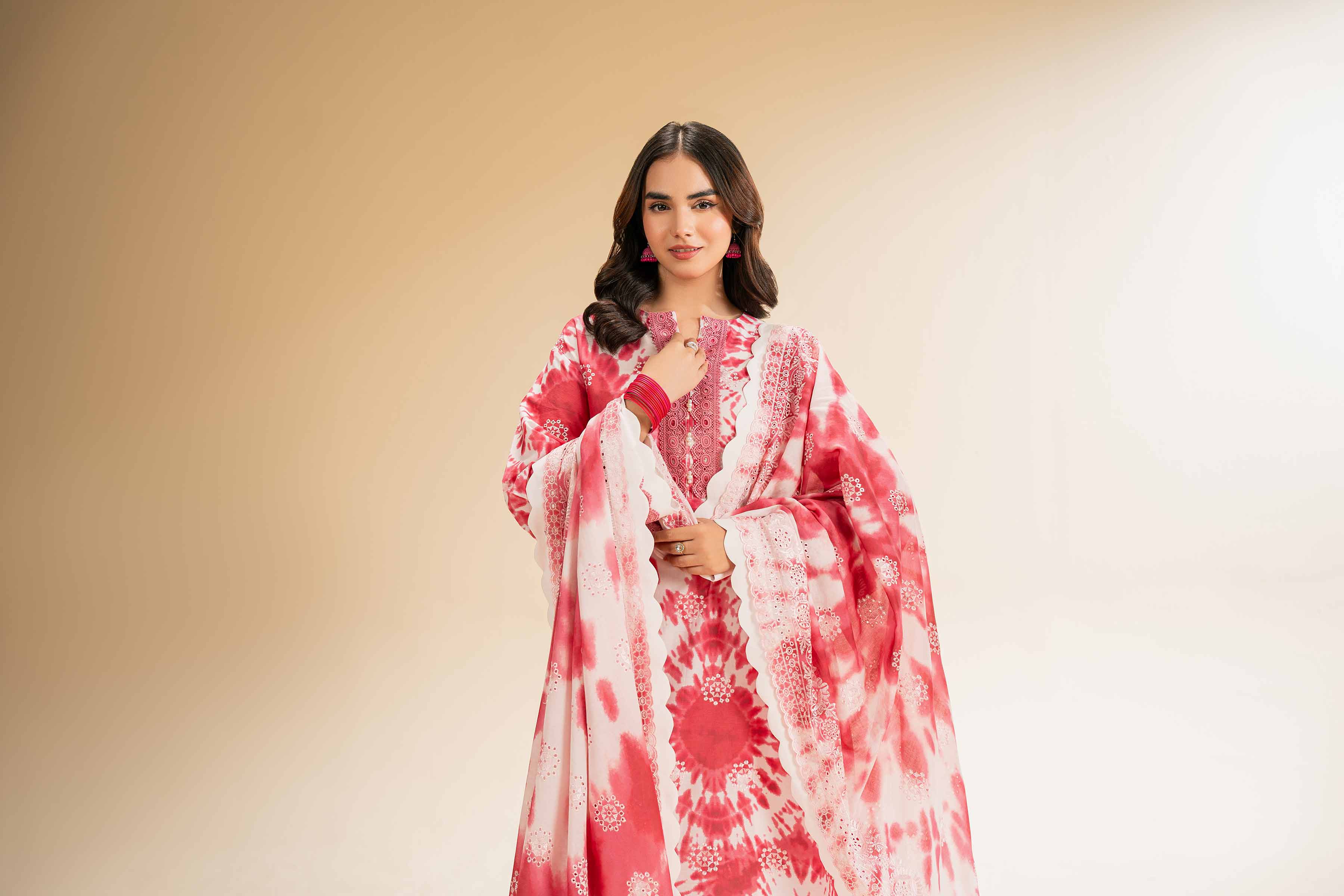 3 Piece - Digital Printed Embroidered Suit - 42501337 for Women - Unstitched Collection | Nishat | Shop Online