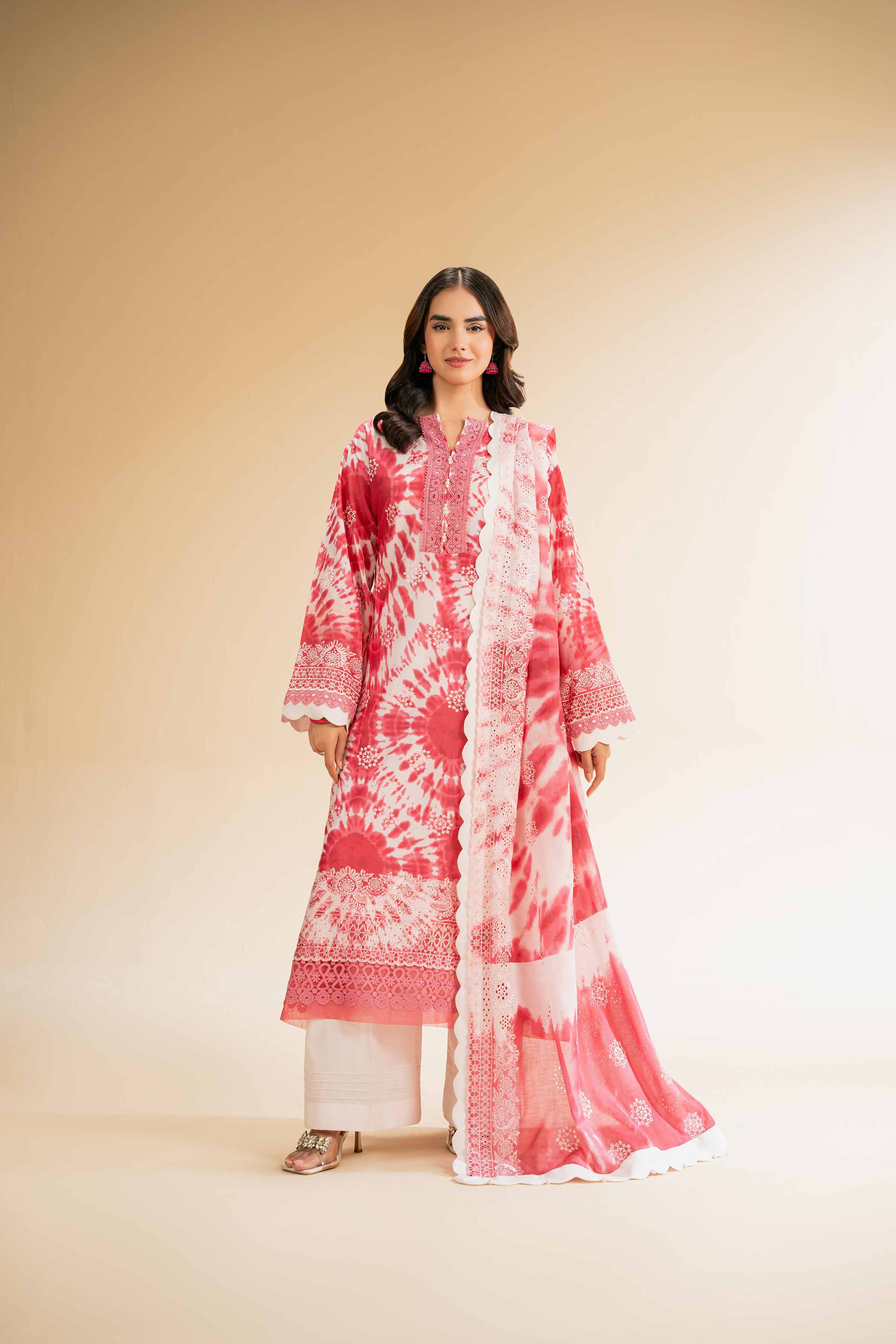 3 Piece - Digital Printed Embroidered Suit - 42501337 for Women - Unstitched Collection | Nishat | Shop Online