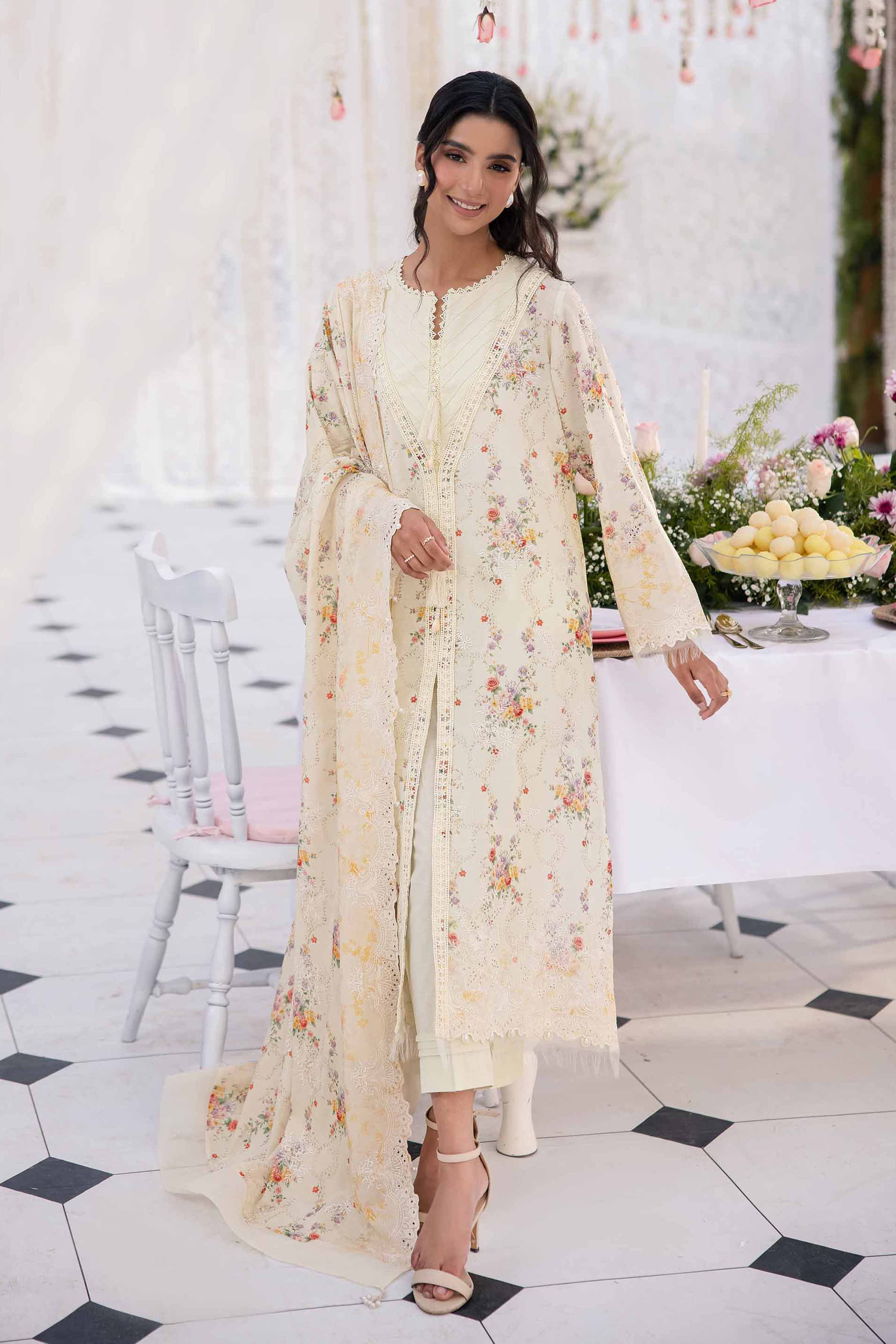 3 Piece - Digital Printed Embroidered Suit - 42501343 for Women - Unstitched Collection | Nishat | Shop Online