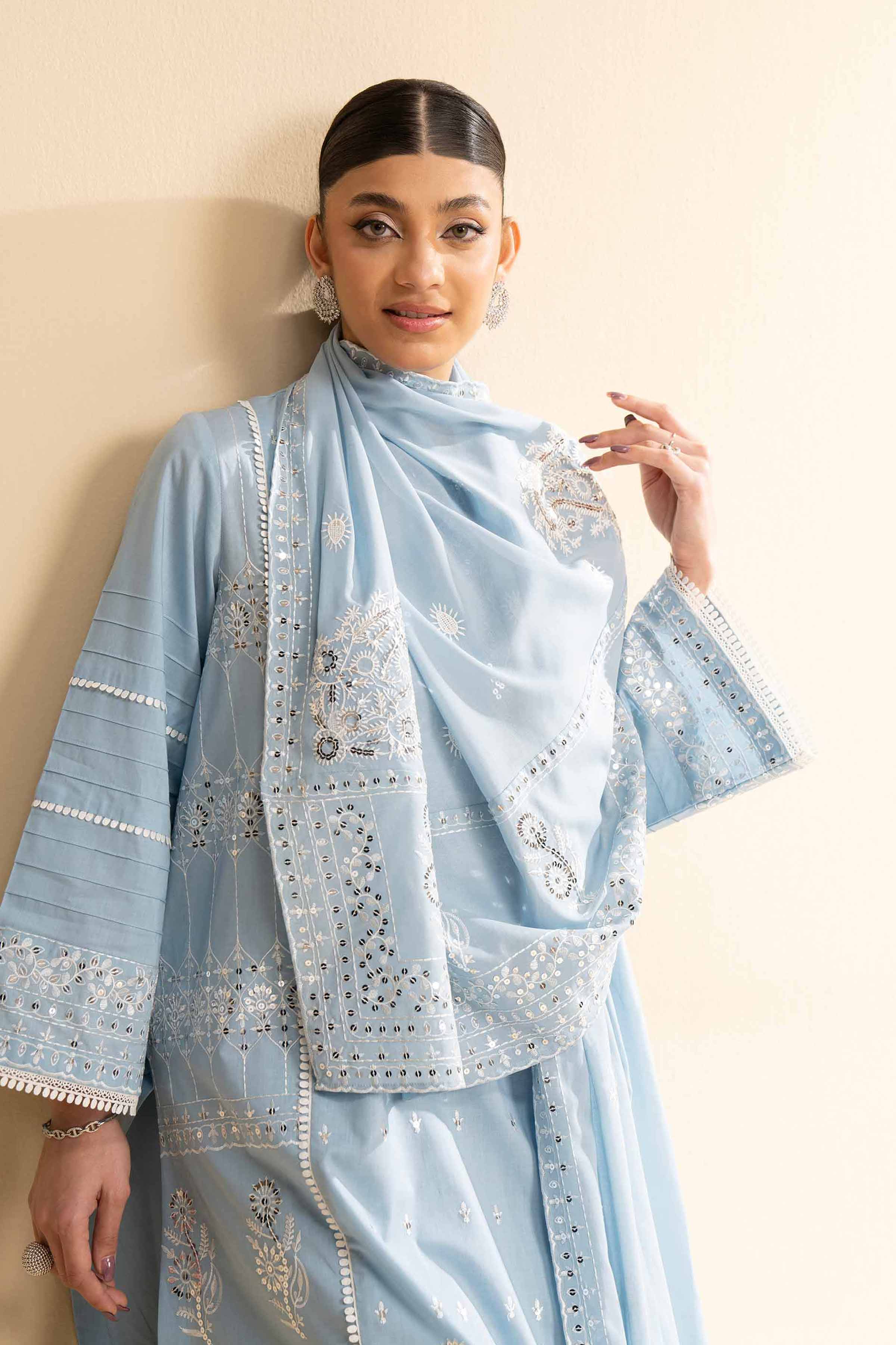 3 Piece - Dyed Embroidered Suit - 42501347 for Women - Unstitched Collection | Nishat | Shop Online