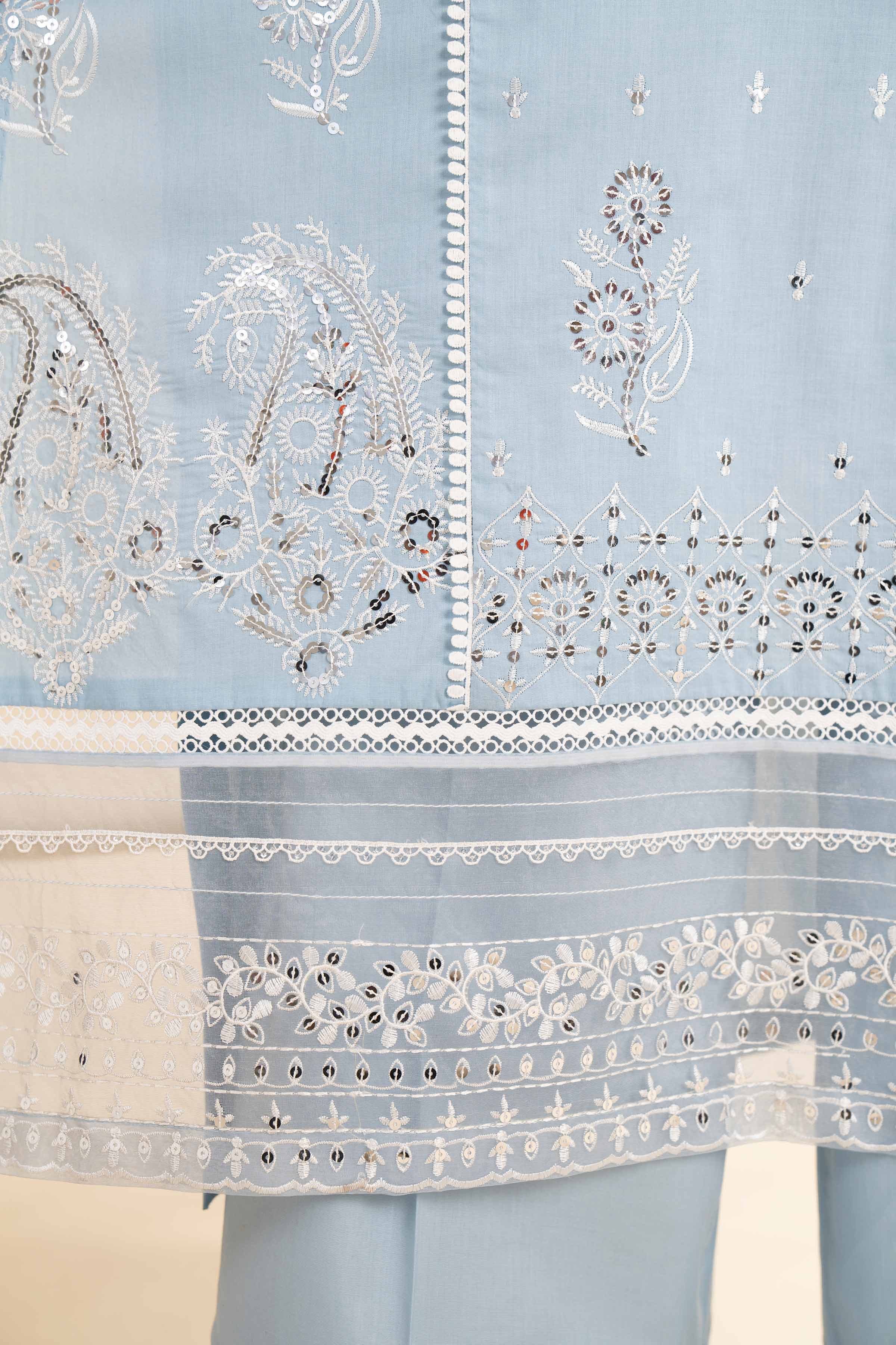 3 Piece - Dyed Embroidered Suit - 42501347 for Women - Unstitched Collection | Nishat | Shop Online