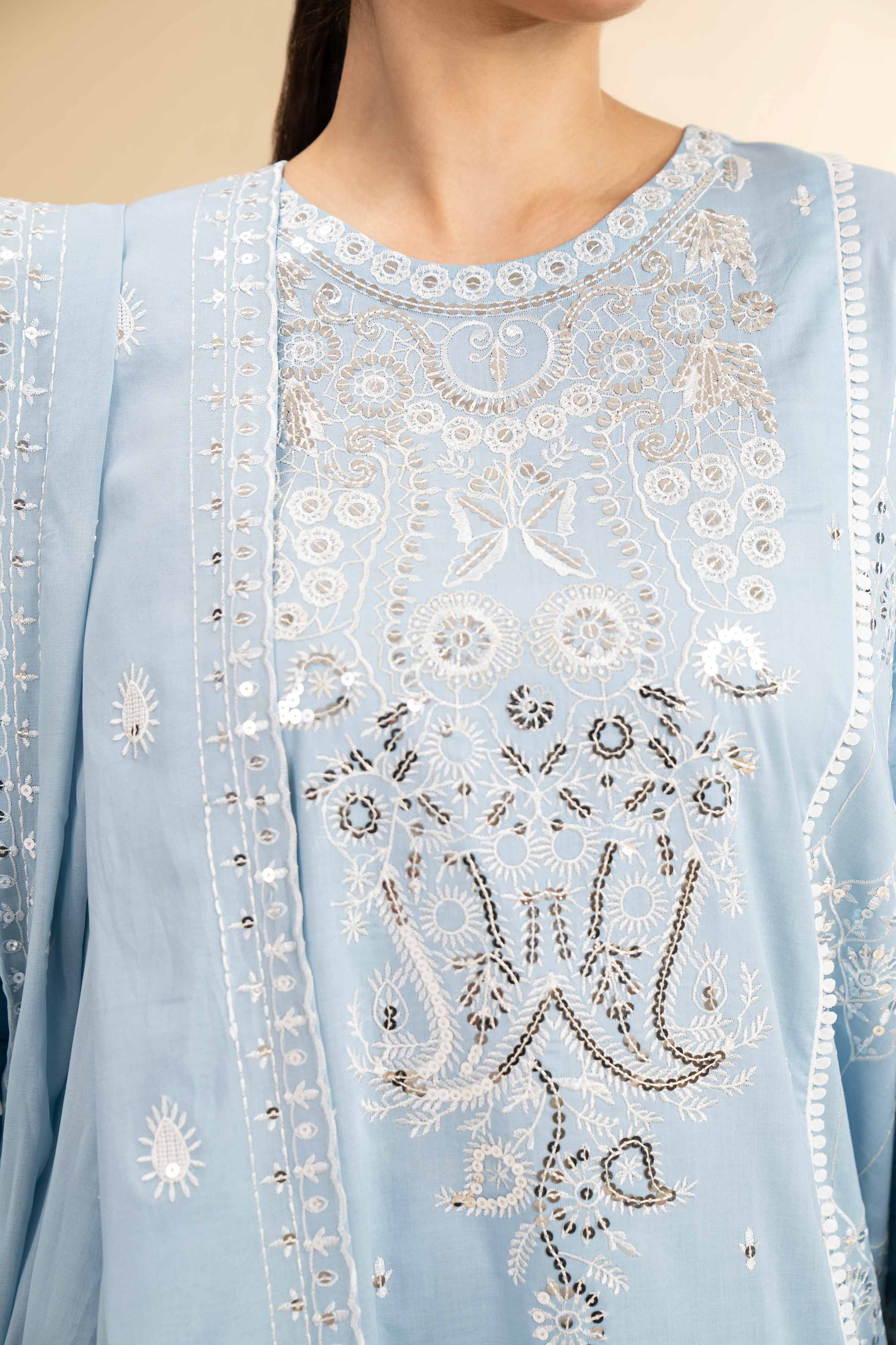3 Piece - Dyed Embroidered Suit - 42501347 for Women - Unstitched Collection | Nishat | Shop Online