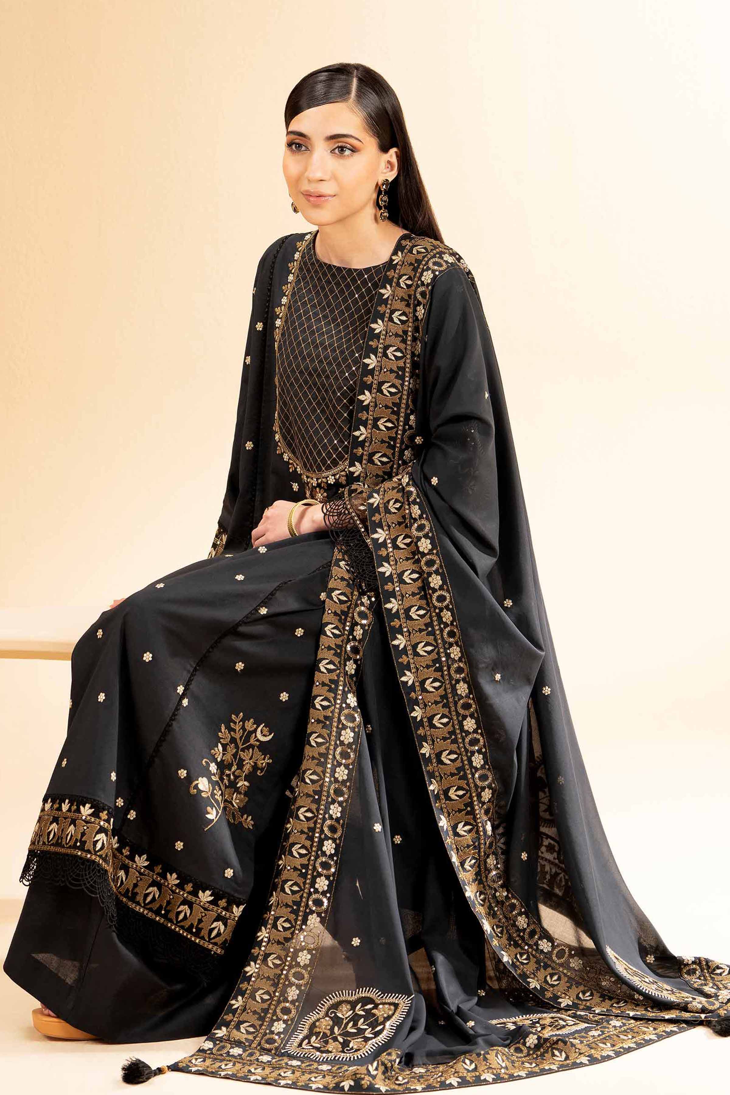 3 Piece - Dyed Embroidered Suit - 42501348 for Women - Unstitched Collection | Nishat | Shop Online