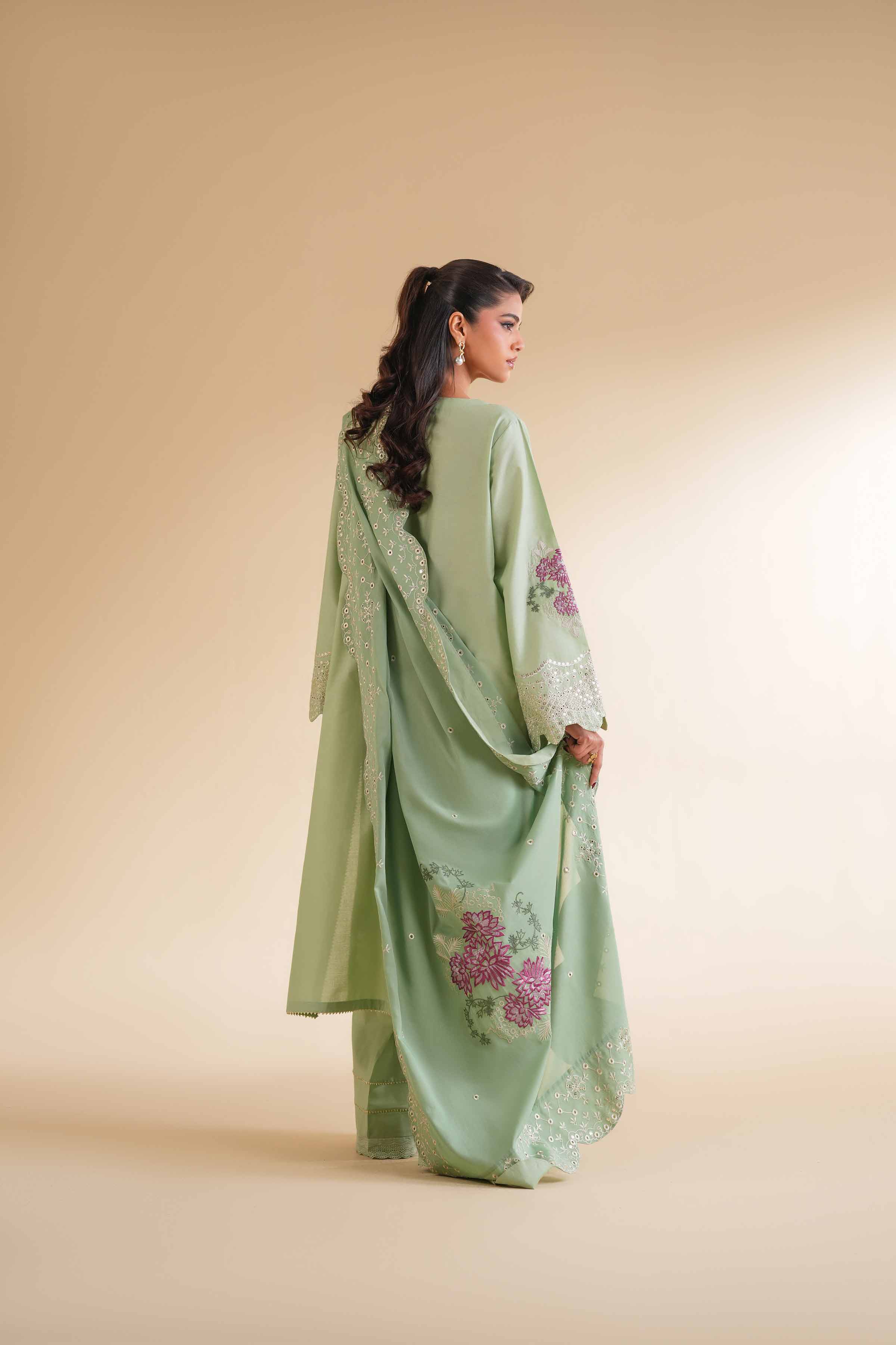 3 Piece - Dyed Embroidered Suit - 42501349 for Women - Unstitched Collection | Nishat | Shop Online