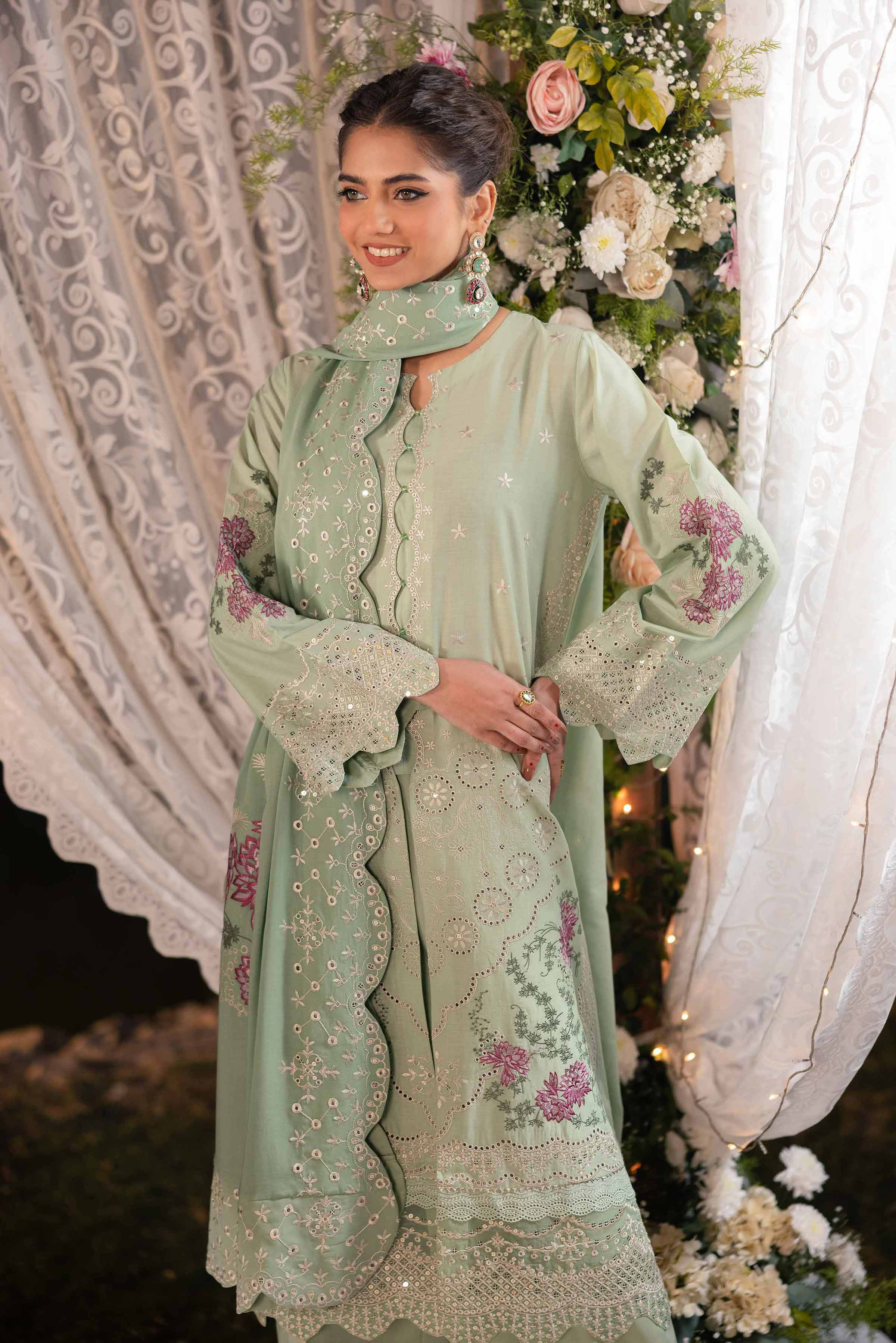 3 Piece - Dyed Embroidered Suit - 42501349 for Women - Unstitched Collection | Nishat | Shop Online