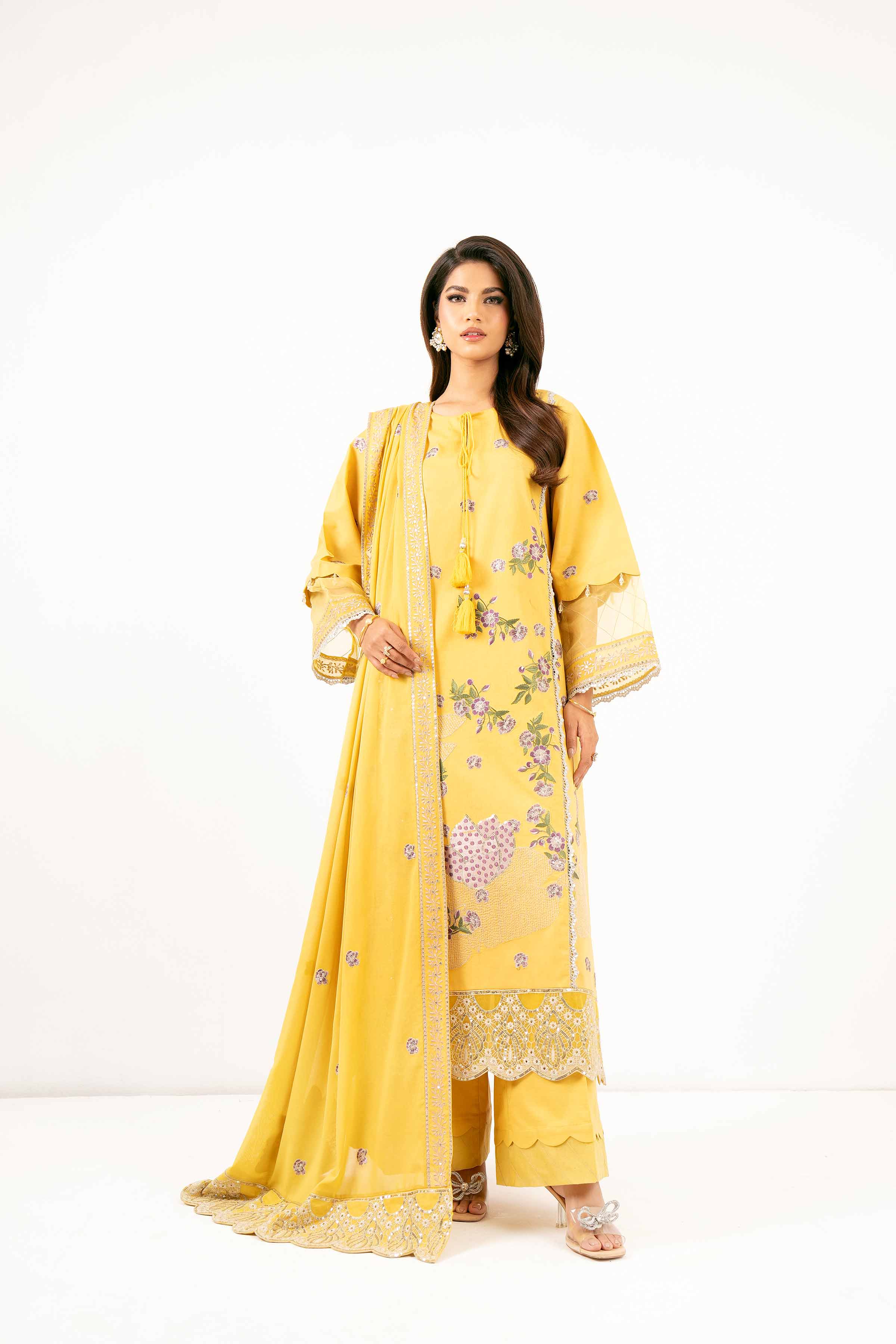 3 Piece - Dyed Embroidered Suit - 42501352 for Women - Unstitched Collection | Nishat | Shop Online