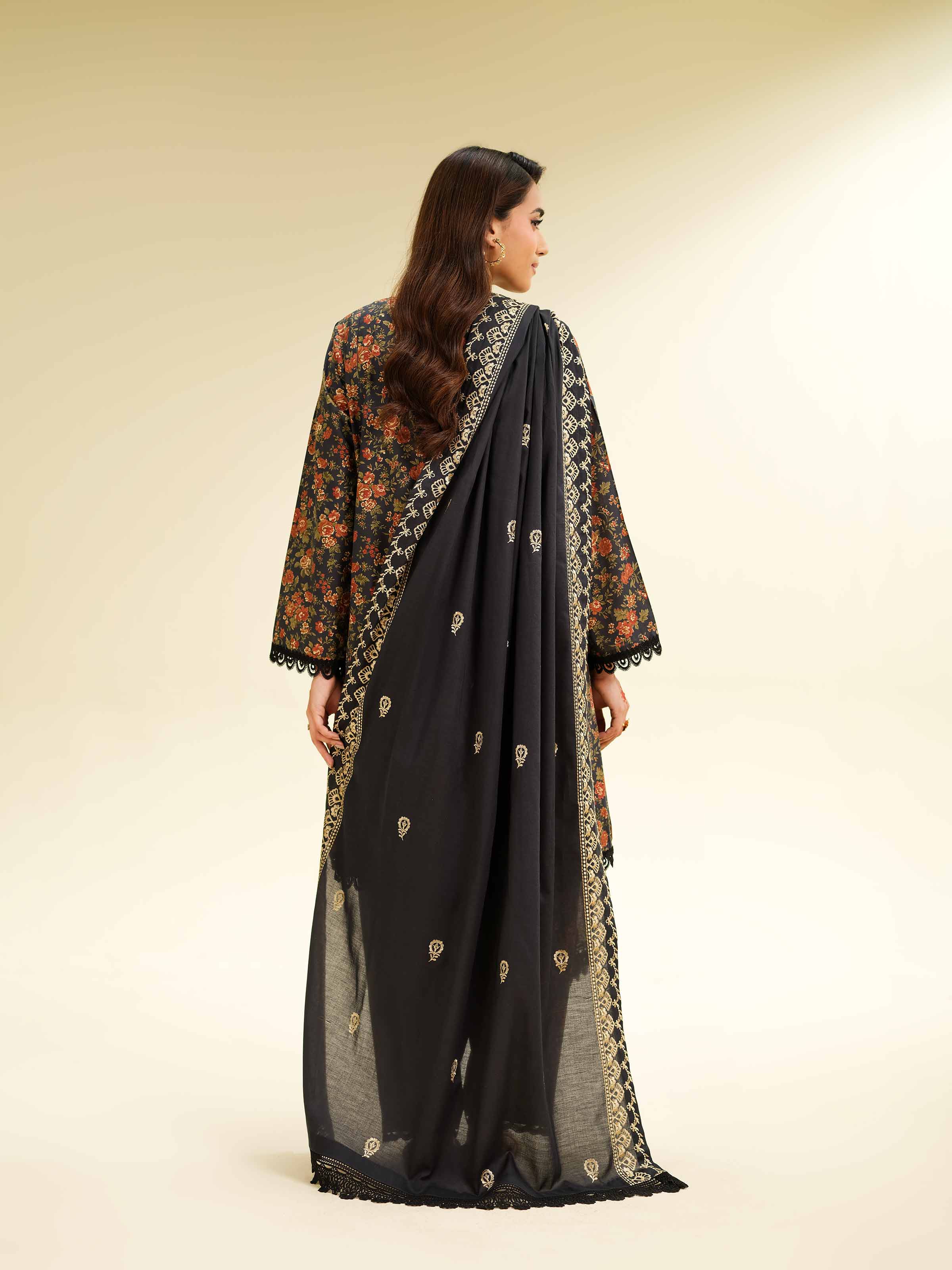 3 Piece - Printed Embroidered Suit - 42501356 for Women - Unstitched Collection | Nishat | Shop Online